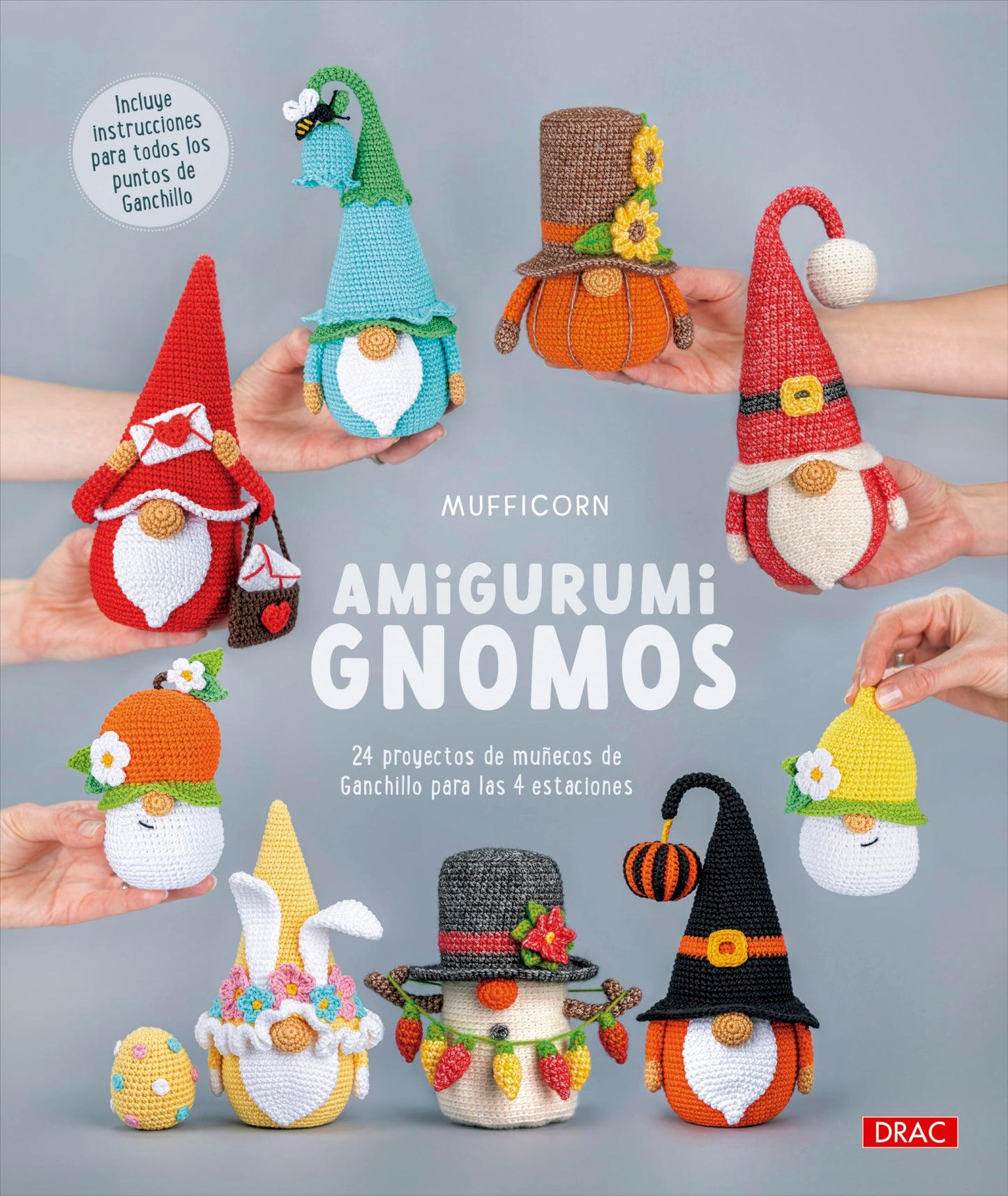 Libro: Amigurumi. Gnomos: 24 proyectos de muñecos de Ganchillo para las 4 estaciones