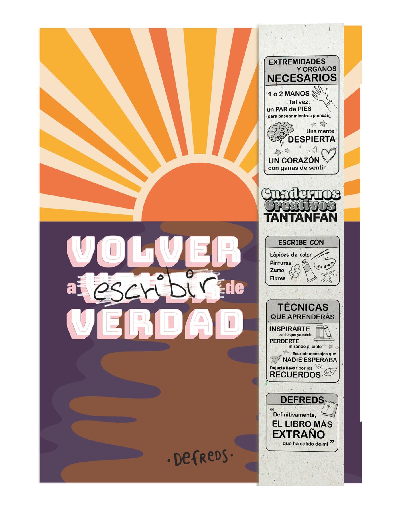Libro: Cuaderno creativo: Volver a escribir de verdad (TANTANFAN)