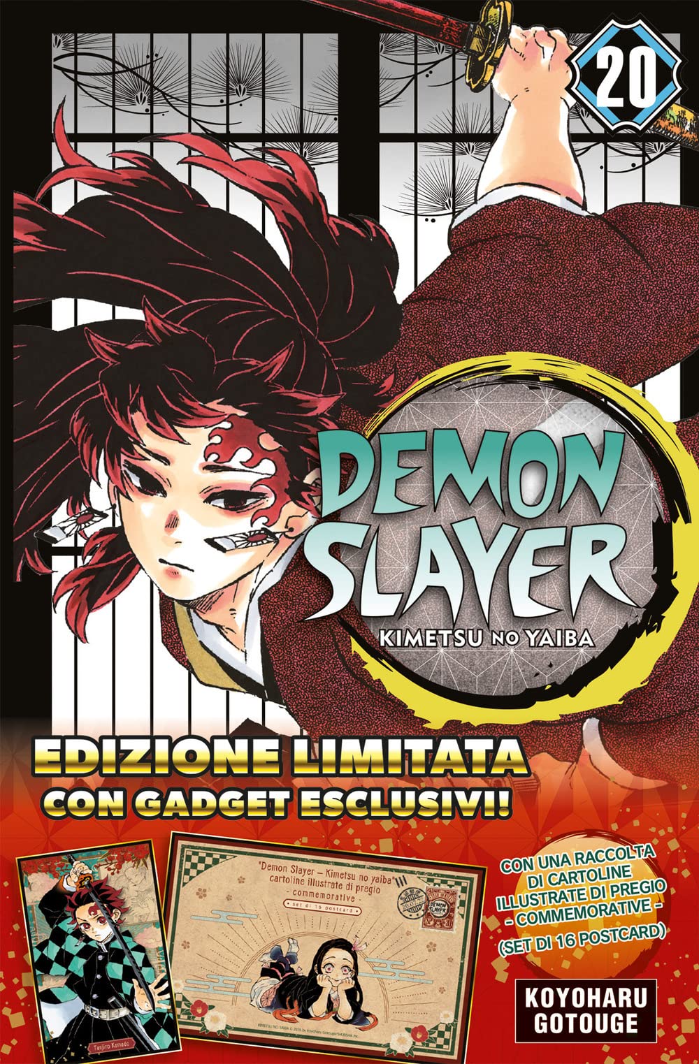 Libro: Demon slayer. Kimetsu no yaiba. Limited edition. Con 16 postcard (Vol. 20) (Big)