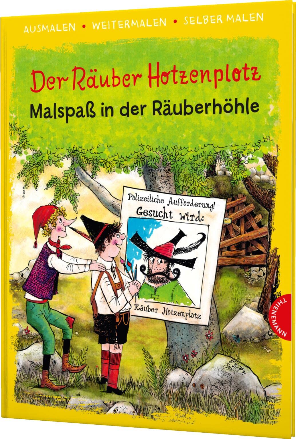 Libro: Der Räuber Hotzenplotz. Malspaß in der Räuberhöhle (Ausmalen, weitermalen, selber malen)