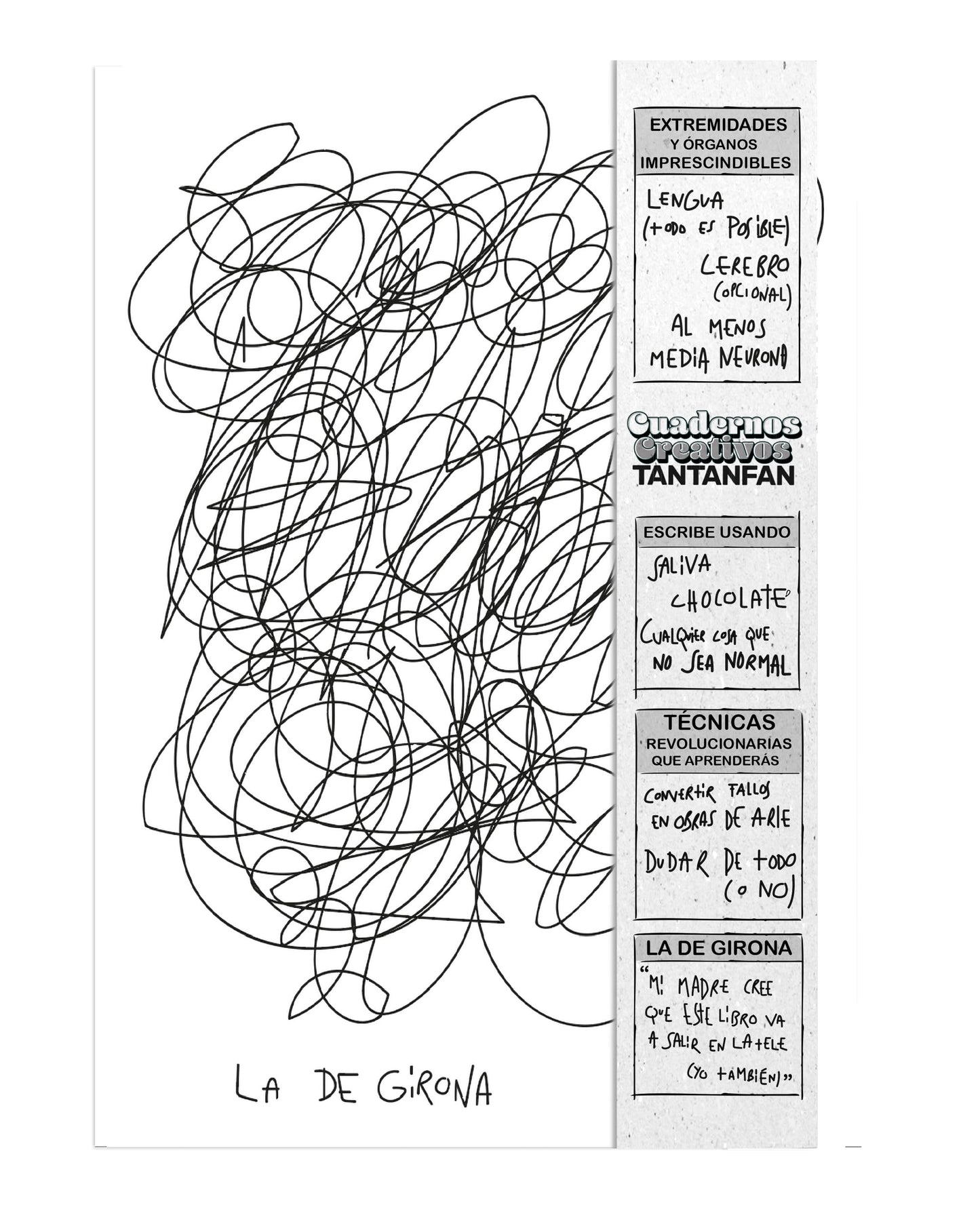 Libro: Cuaderno creativo La de Girona (TANTANFAN)