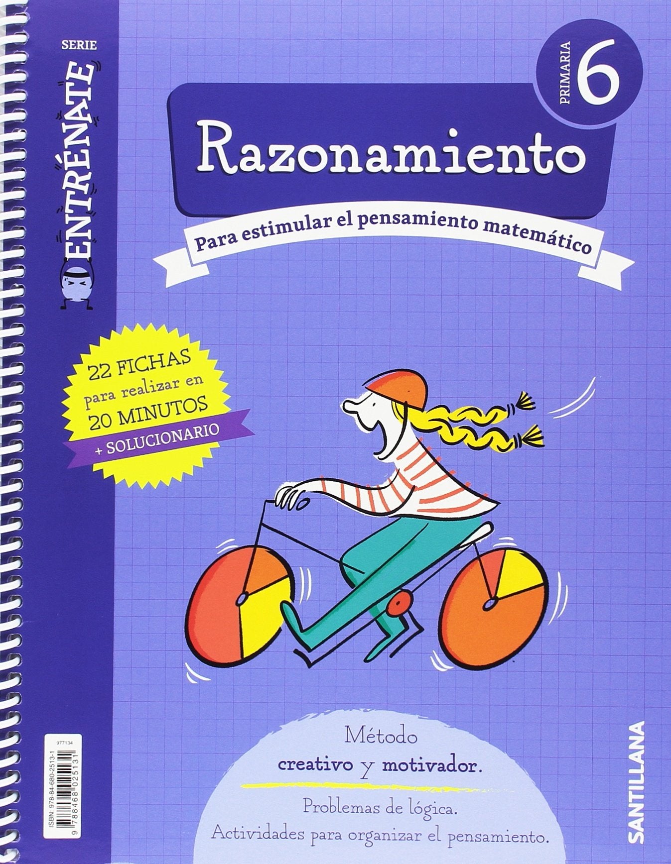 Libro: CUADERNO RAZONAMIENTO SERIE ENTRENATE 6 PRIMARIA