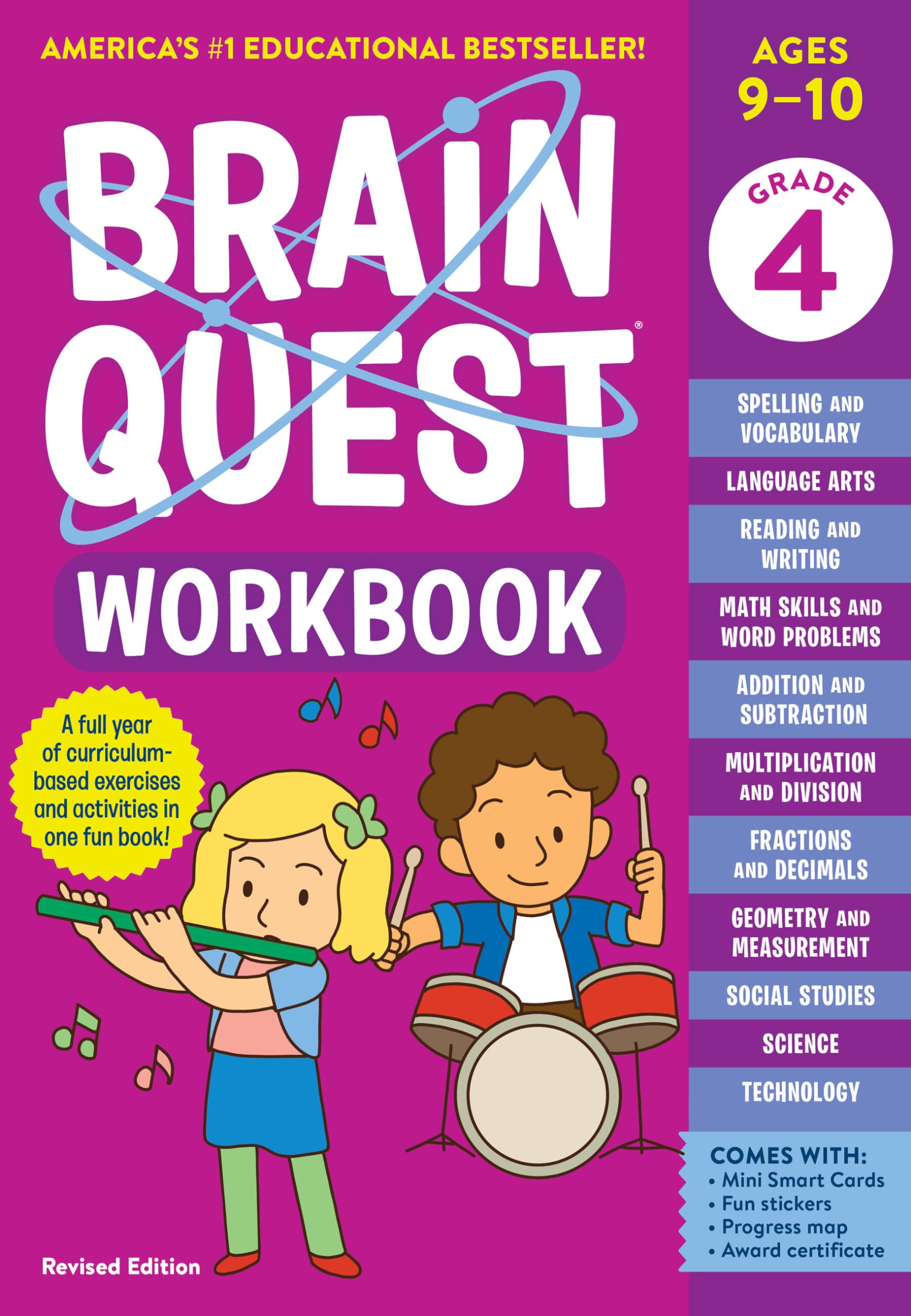 Libro: Brain Quest Workbook: 4th Grade Revised Edition