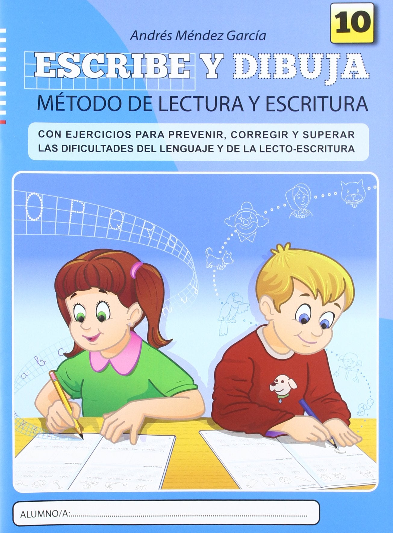 Libro: Escribe y dibuja: Cuaderno 10