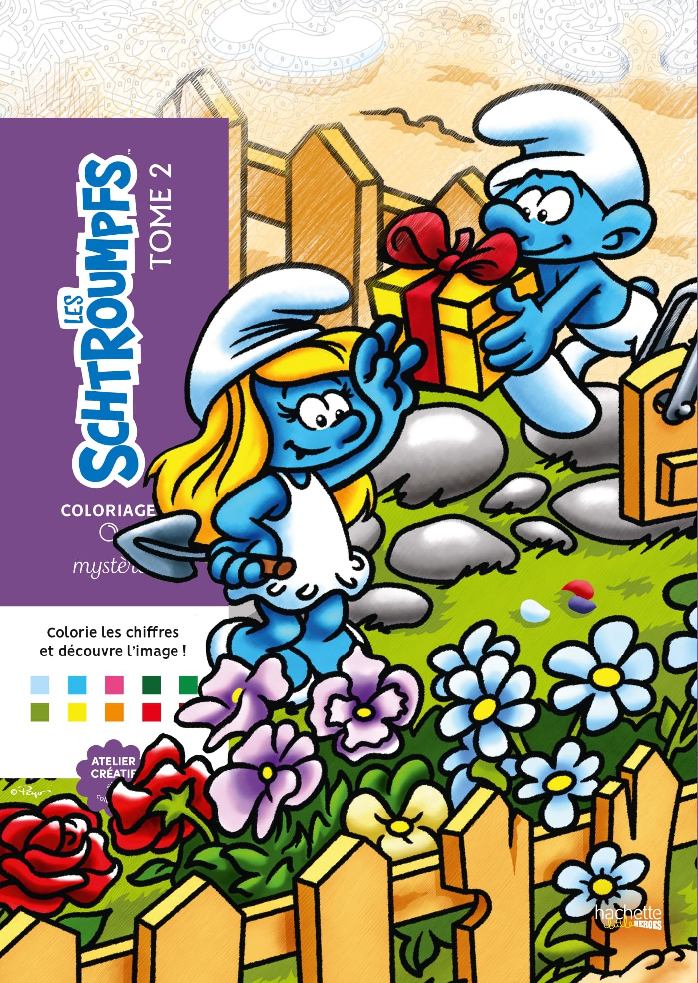 Libro: Coloriages mystères Schtroumpfs: Tome 2