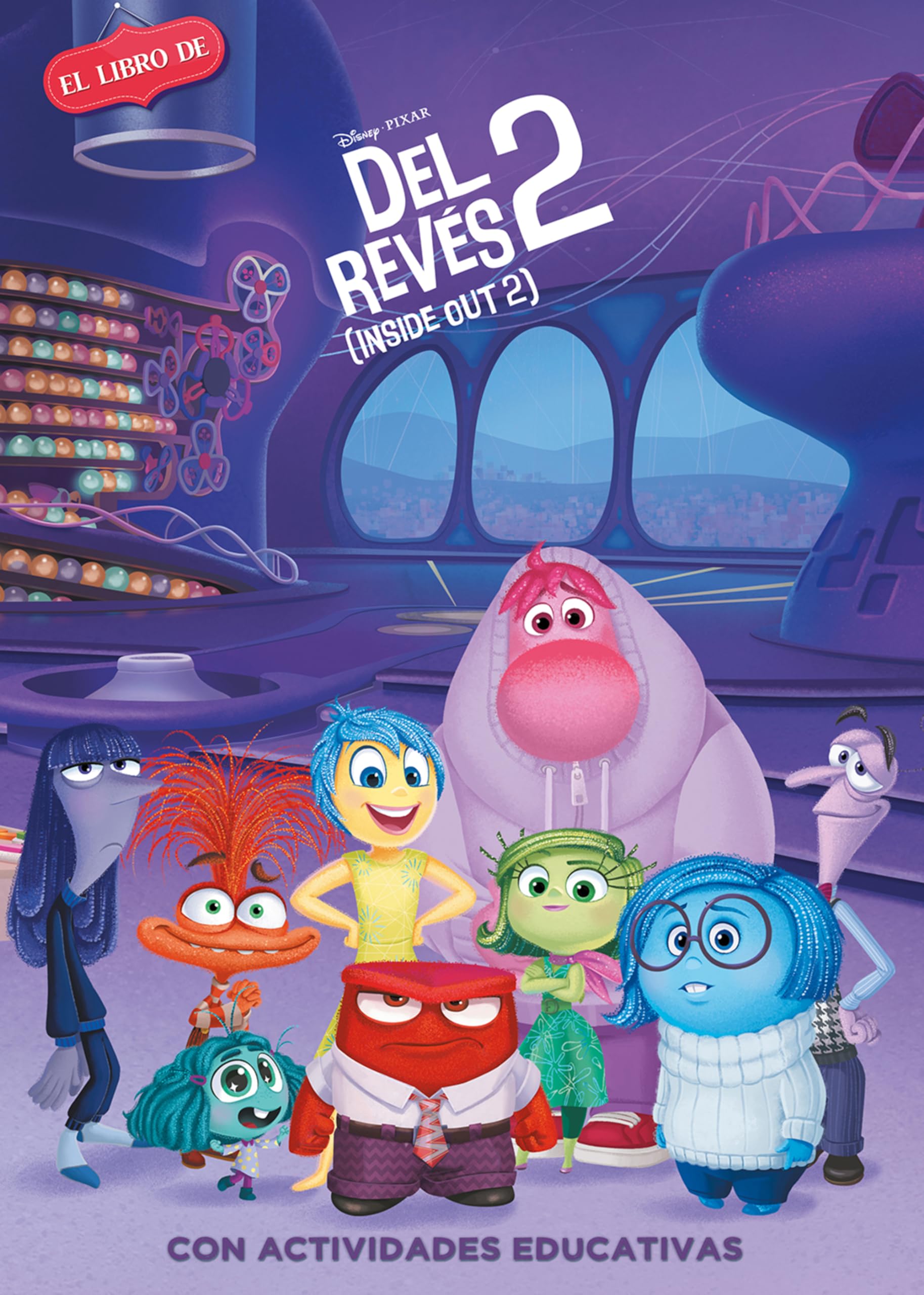 Libro: Inside Out 2 (Disney-Pixar. La historia completa): Con actividades educativas en el interior (Aprendo con Disney)