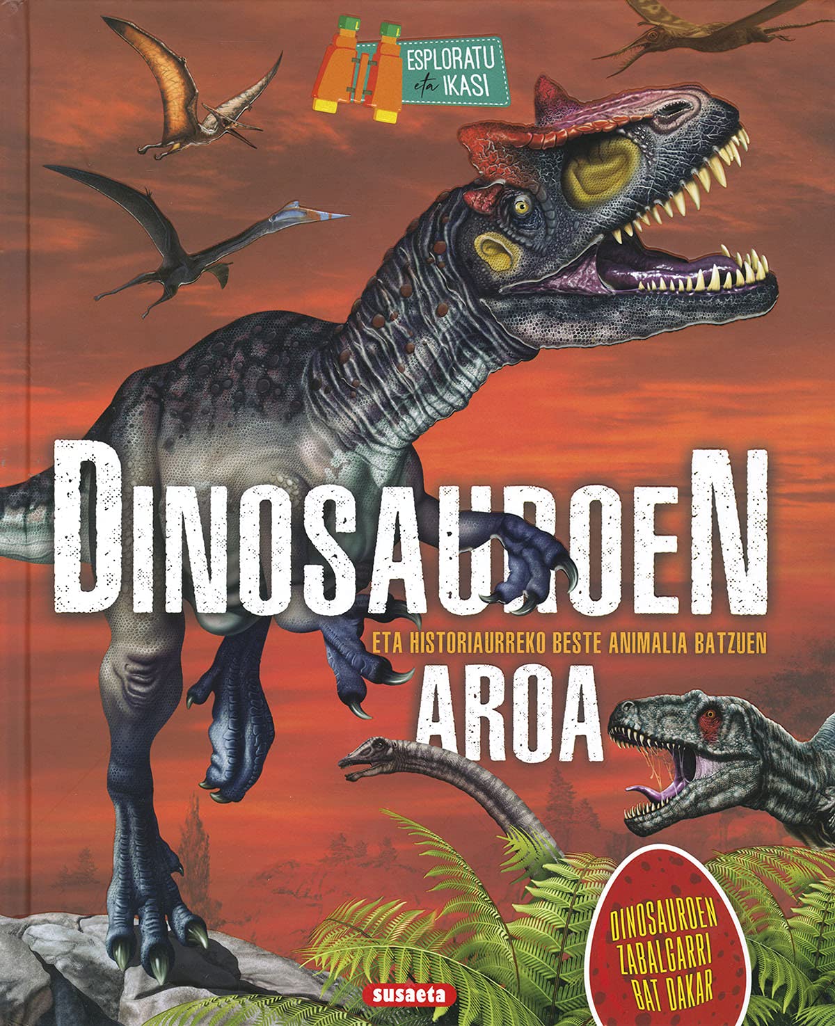Libro: Dinosauroen aroa