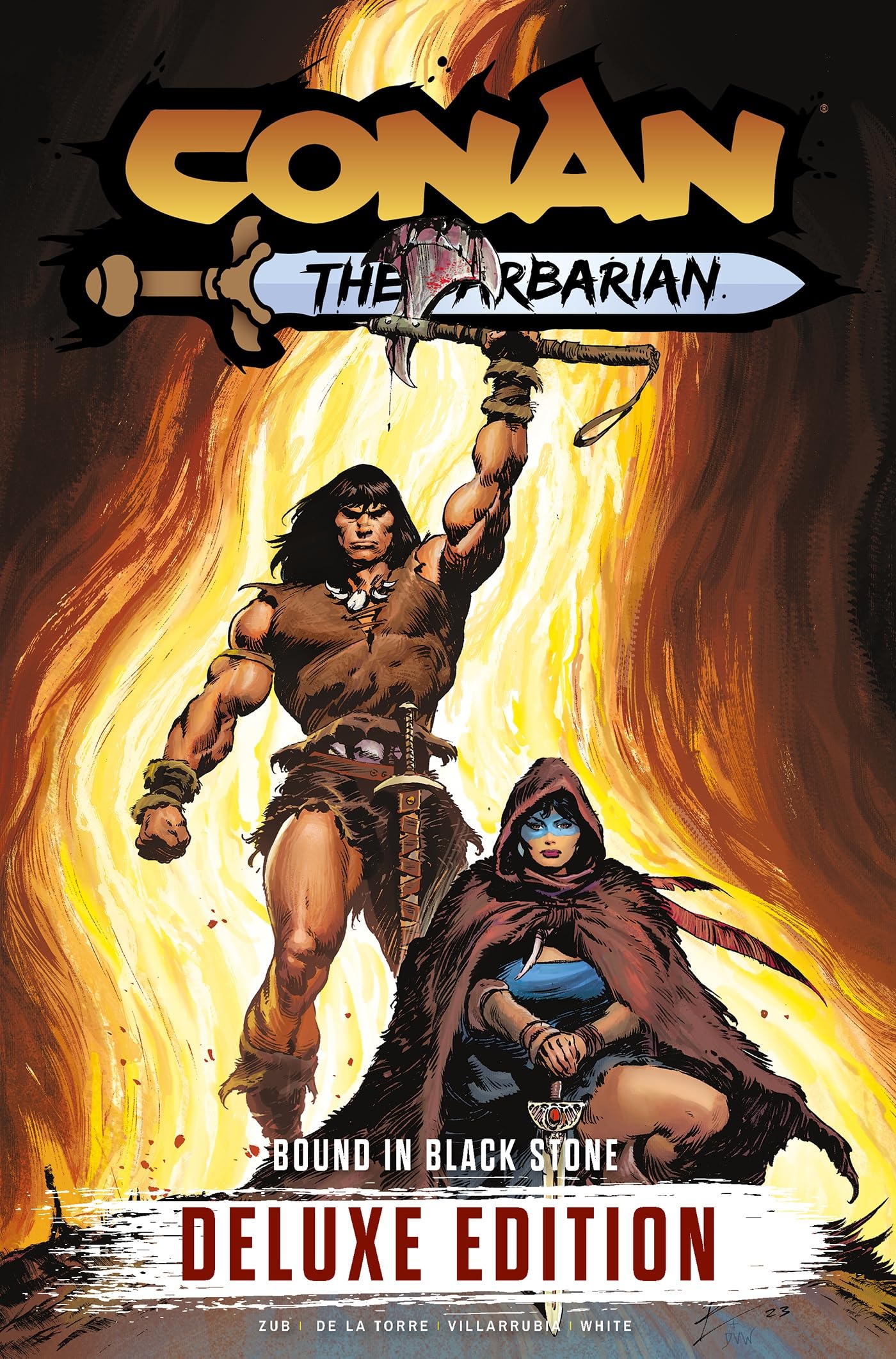 Libro: Conan the Barbarian Vol. 1: Bound In Black Stone Deluxe Edition