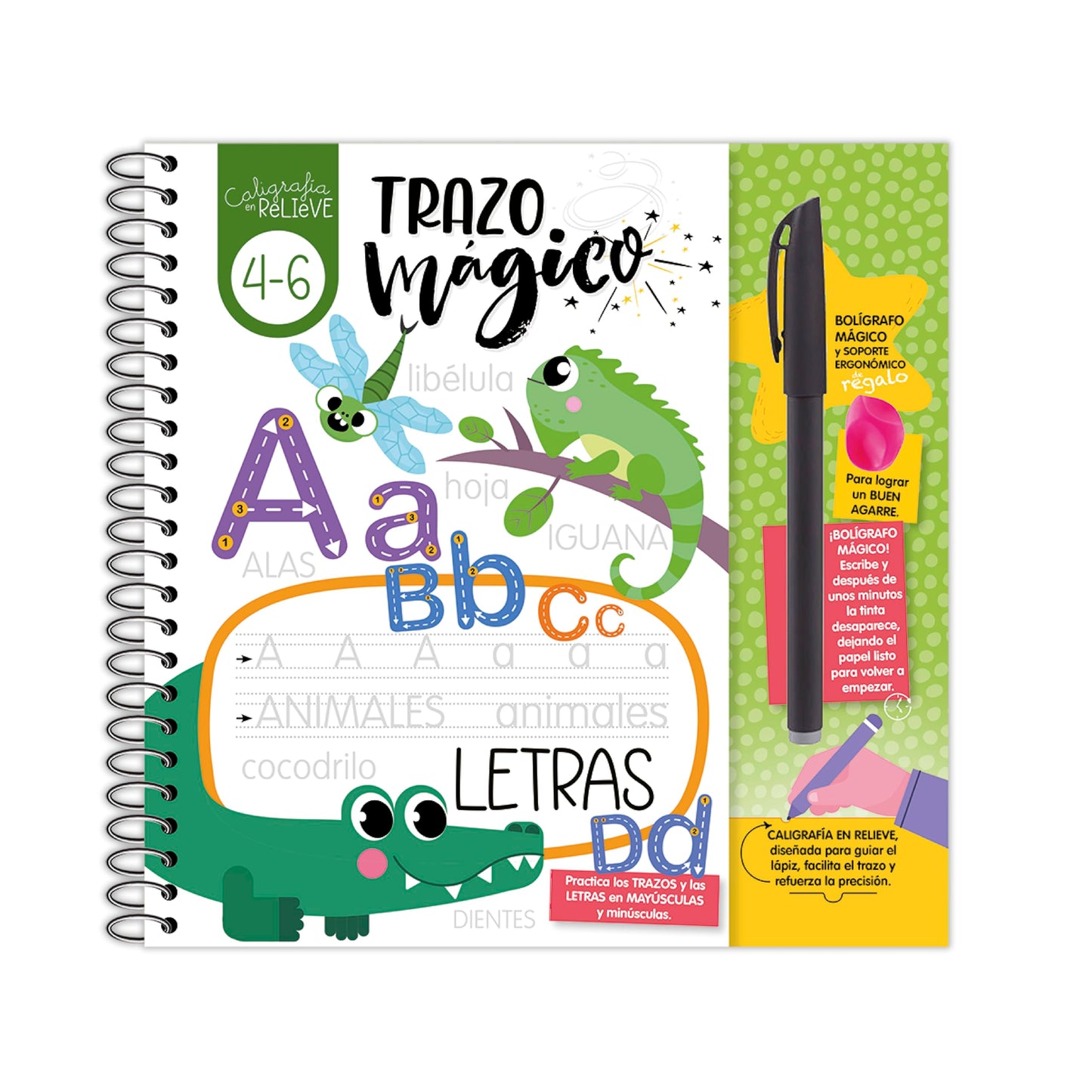 Libro: CALIGRAFIA EN RELIEVE - LETRAS