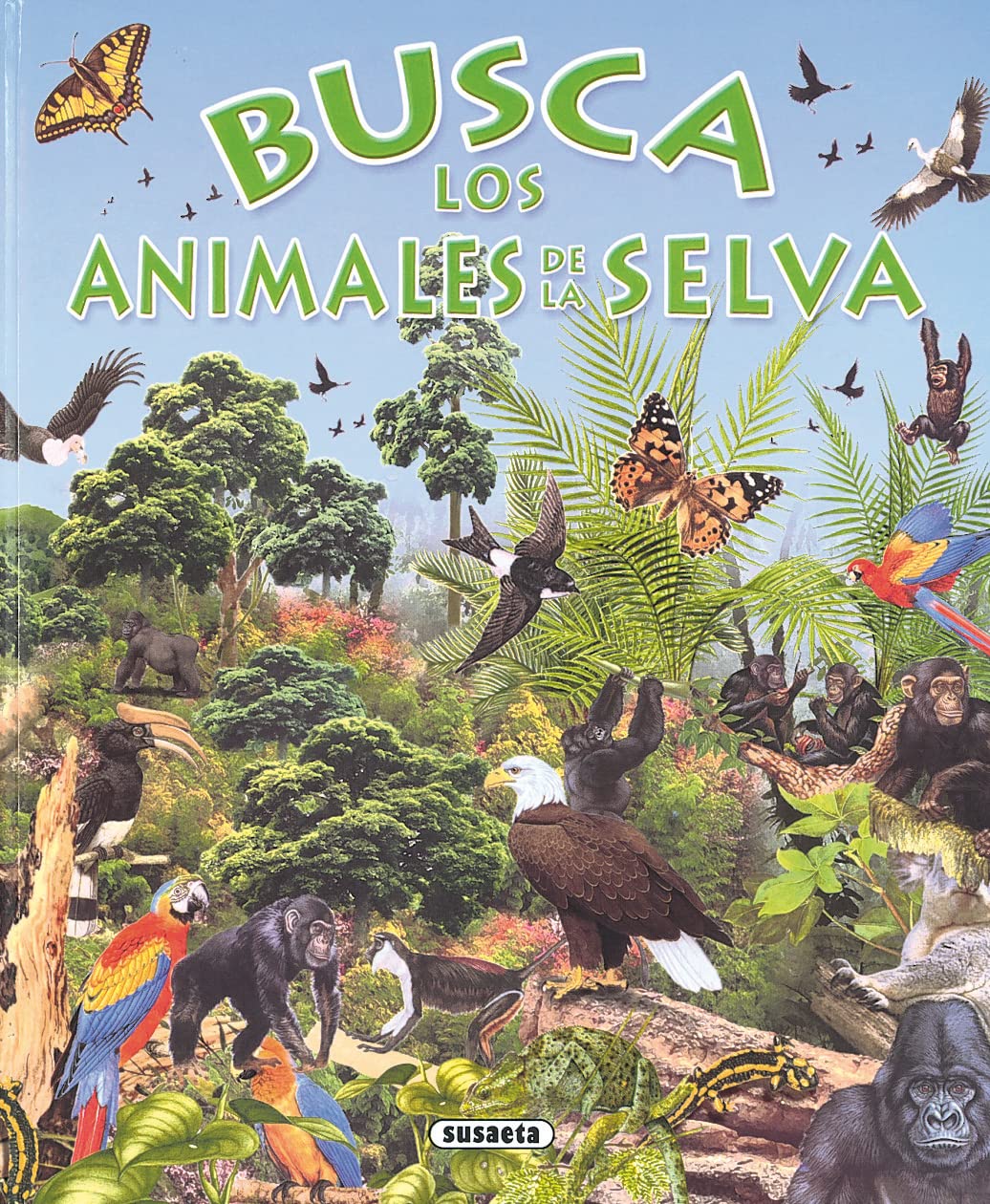 Libro: Busca Animales De La Selva
