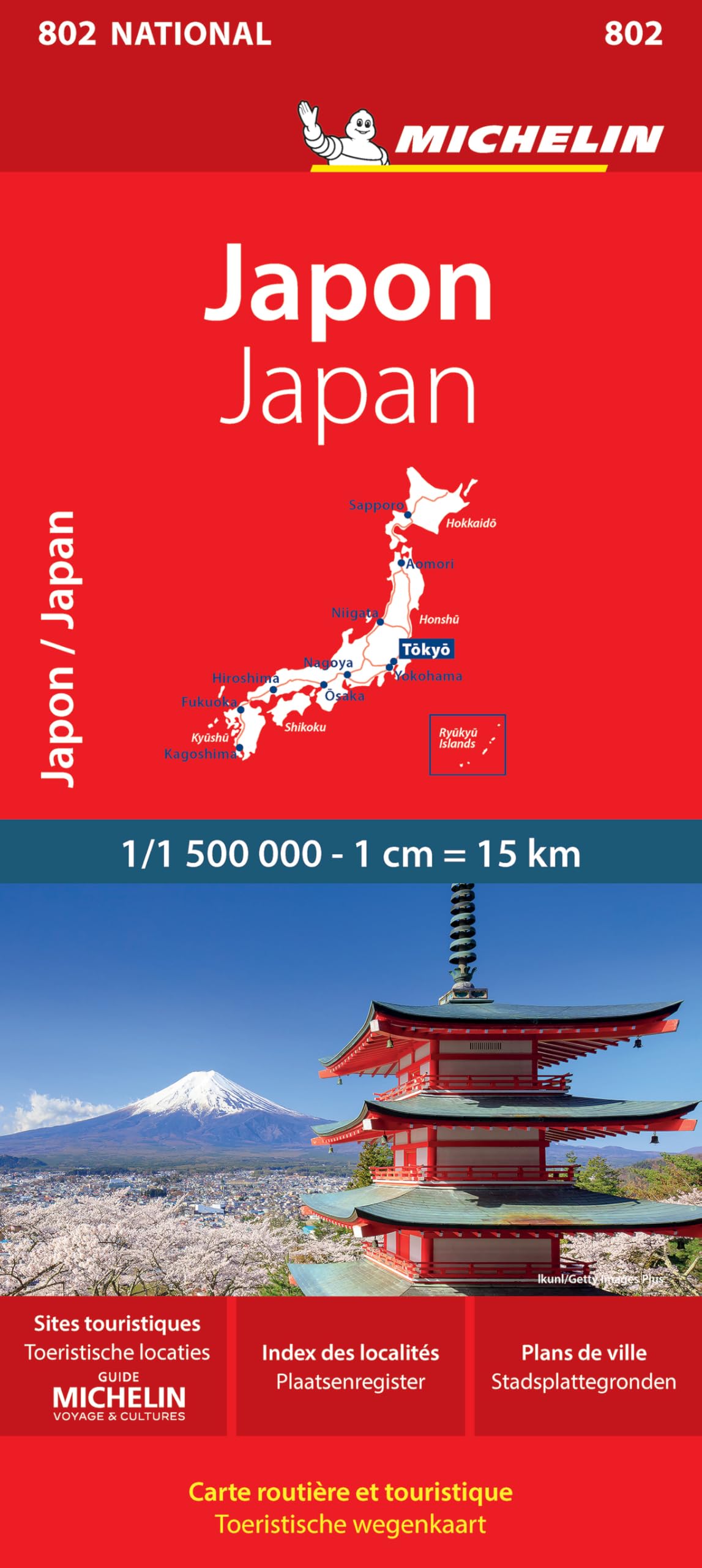 Libro: Carte Nationale Japon / Japan: 802