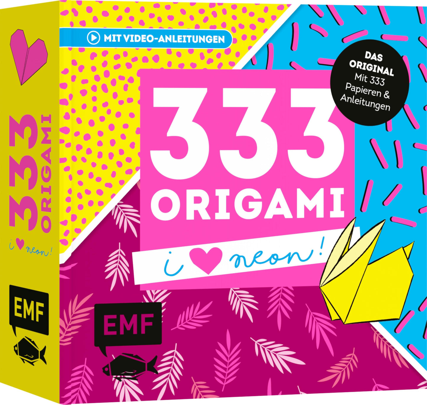 Libro: 333 Origami - I love Neon!: Mit Anleitungen und 333 leuchtenden Papieren