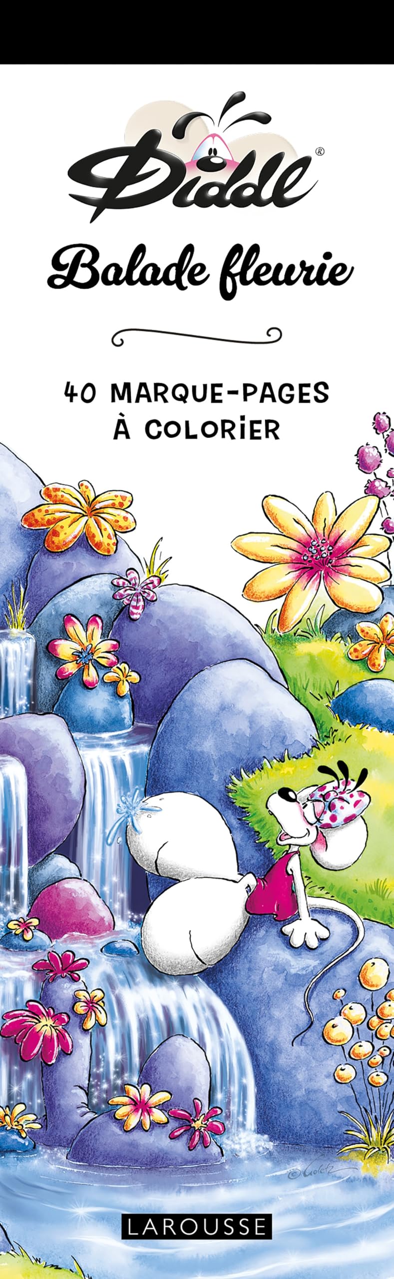 Libro: Diddl Balade fleurie: 40 marque-pages à colorier