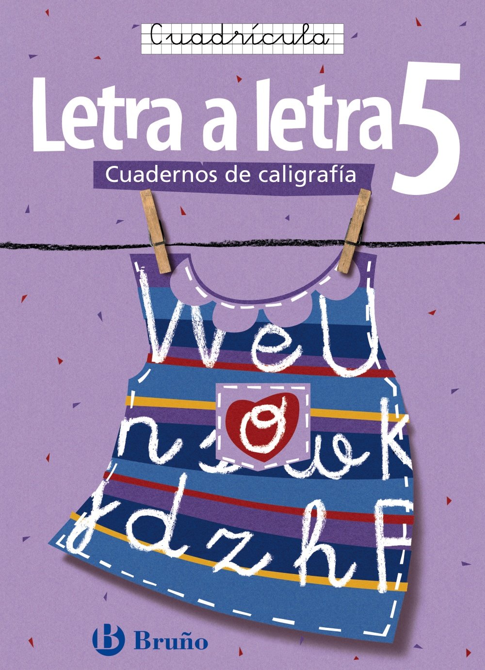 Libro: Caligrafía Letra a letra Cuadrícula 5