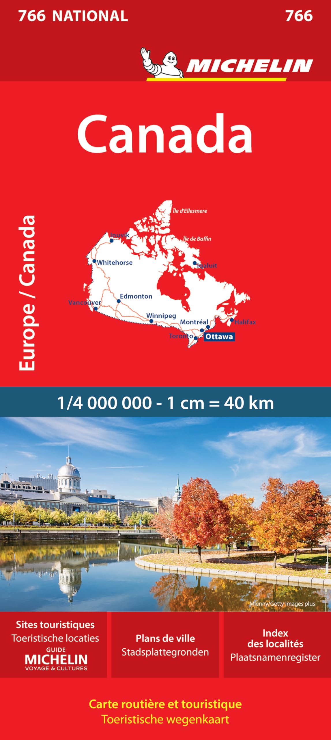 Libro: Mapa National CANADA: 766 (Mapas National Michelin)