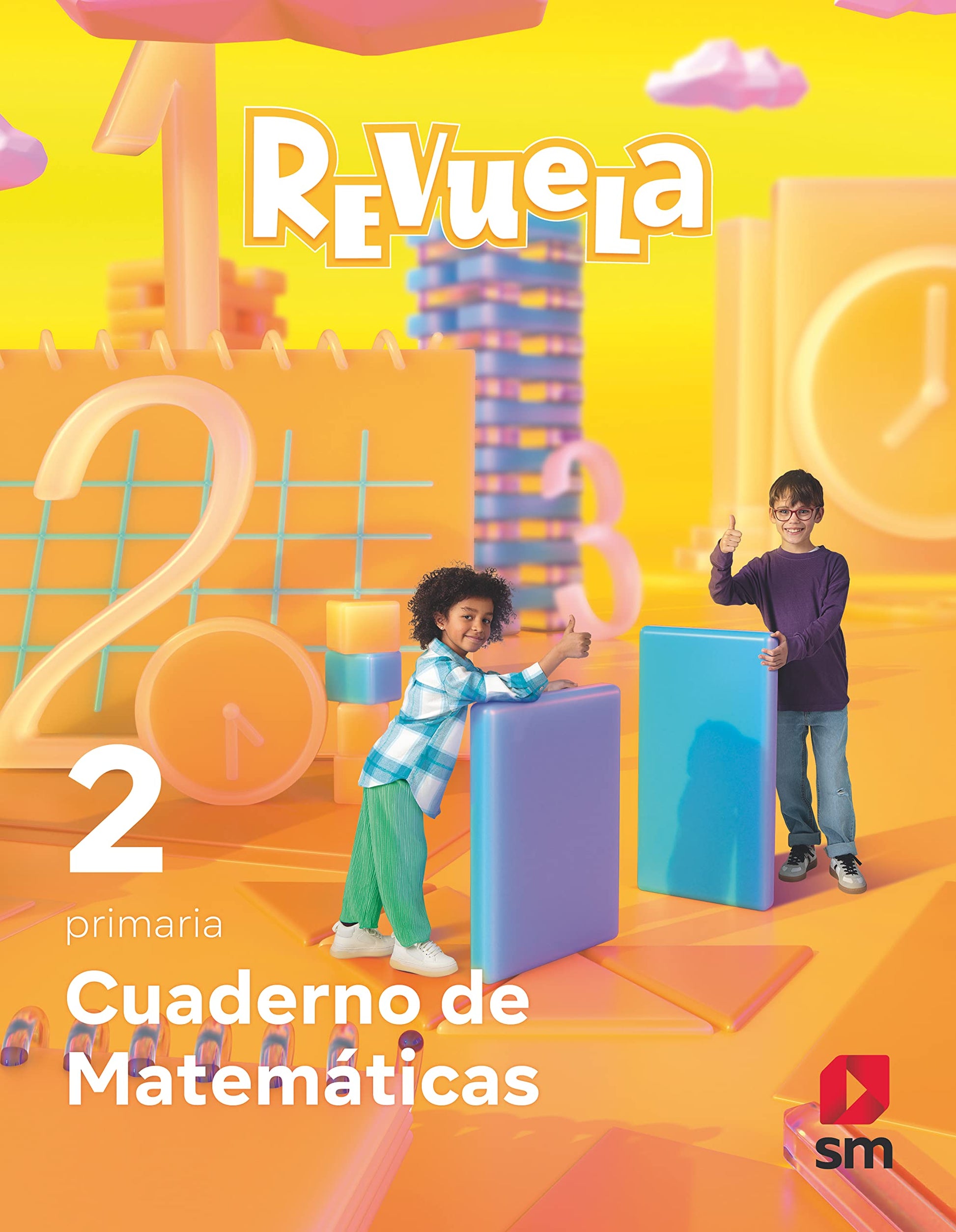 Libro: Cuaderno de Matemáticas. 2 Primaria. Revuela