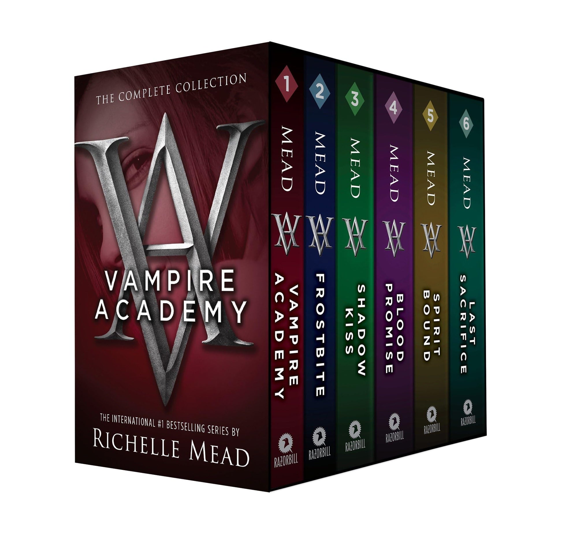 Libro: Vampire Academy Box Set 1-6: Vampire Academy, Frostbite, Shadow Kiss, Blood Promise, Spirit Bound, Last Sacrifice