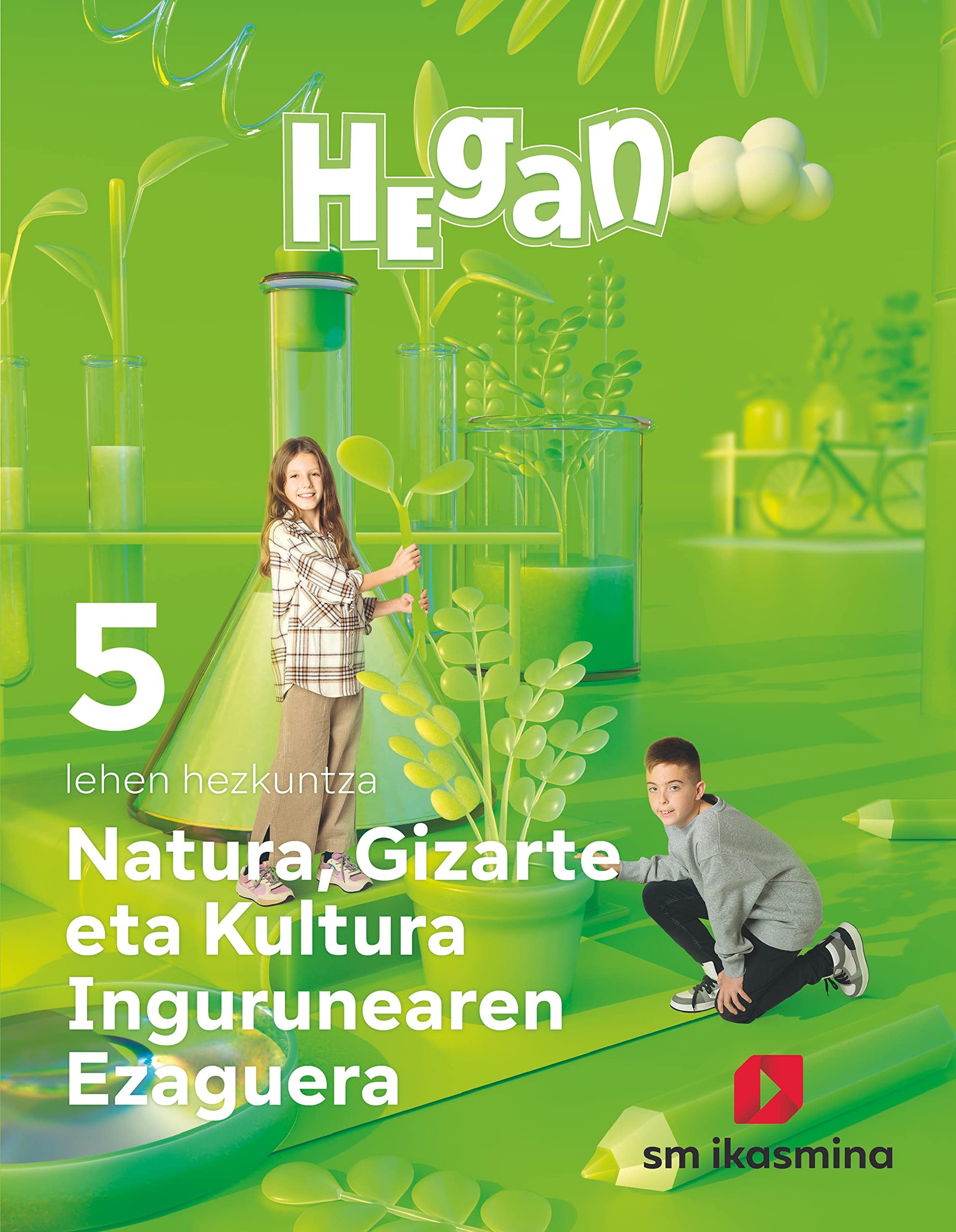 Libro: Natura, Gizarte eta Kultura Ingurunearen Ezaguerra. Lehen Hezkuntza 5. Hegan - 9788498558517