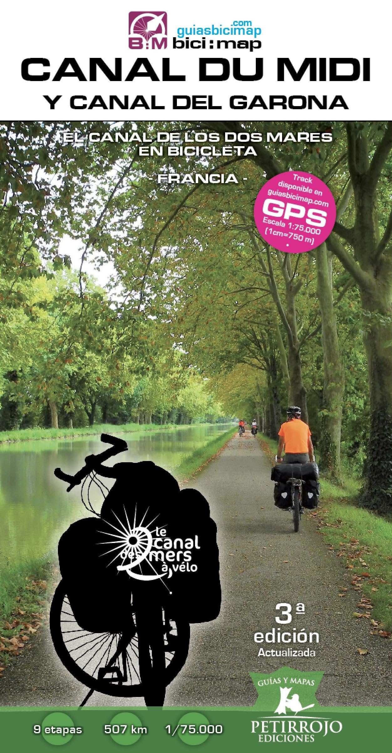Canal du Midi y Canal del Garona: El Canal de los Dos Mares en Bicicleta: 34 (Bici:map)