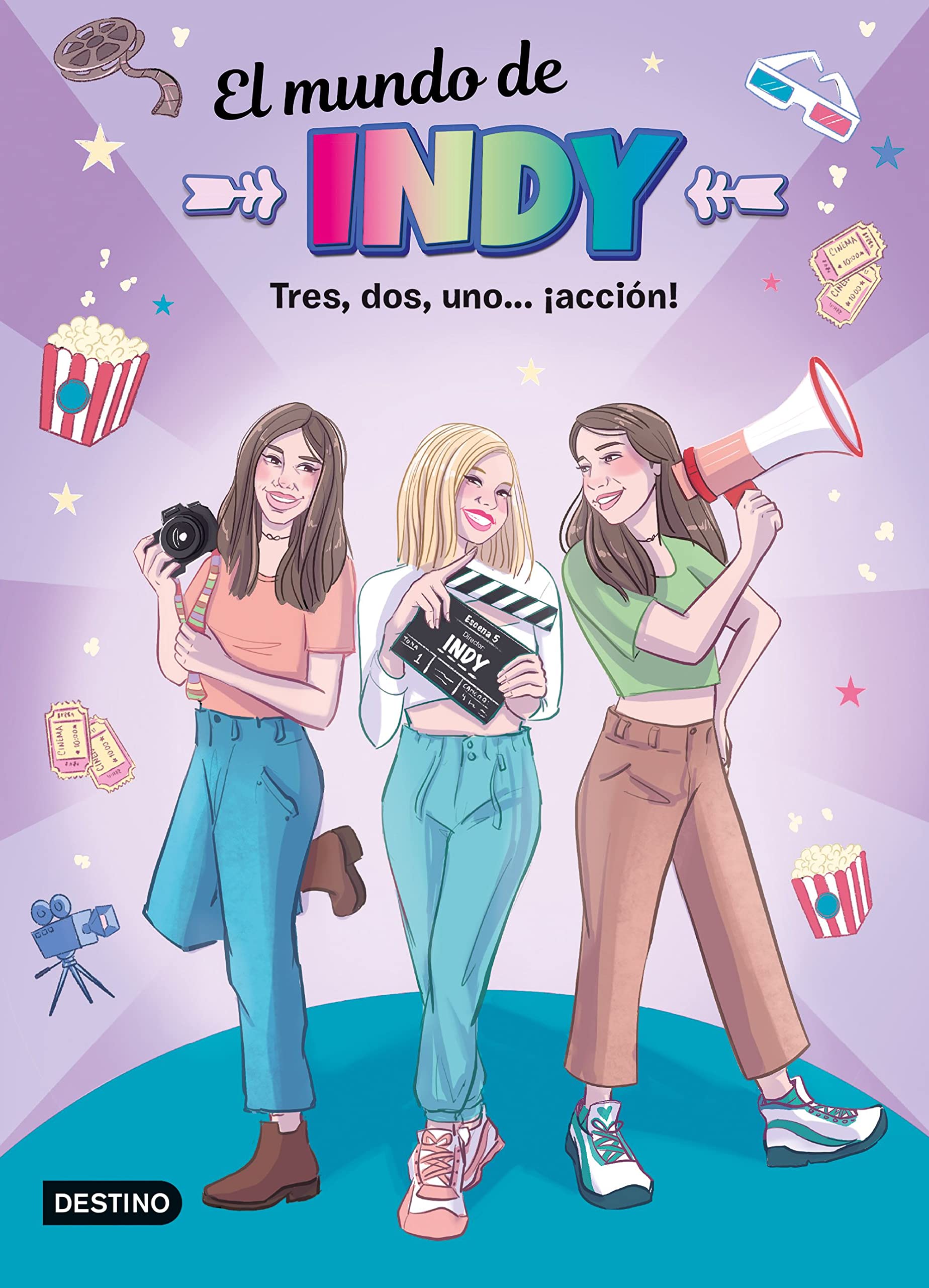Libro: El Mundo de Indy. Tres, dos, uno... ¡acción!: 5 (Jóvenes influencers)