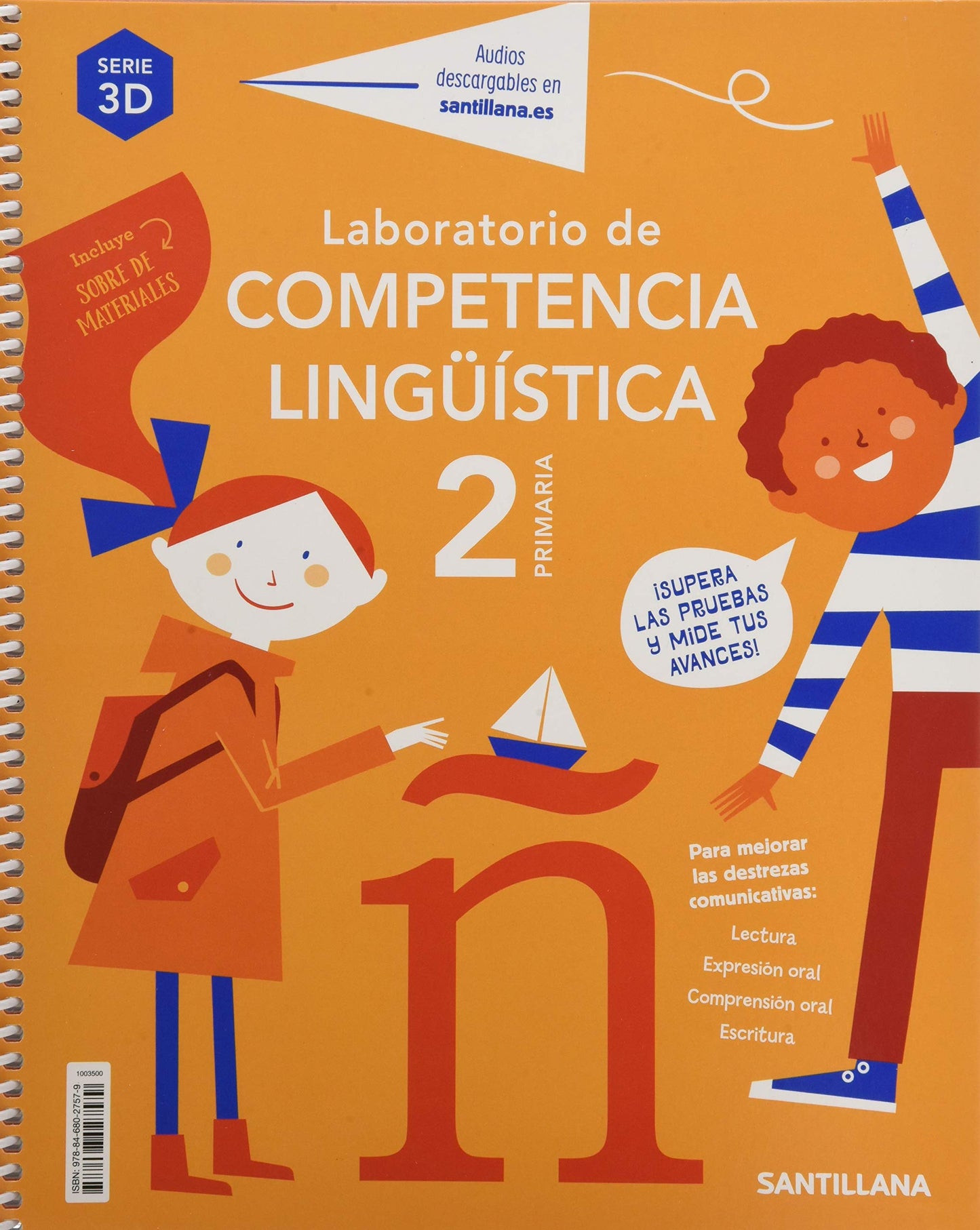 Libro: LABORATORIO DE COMPETENCIA LINGUISTICA SERIE 3D 2 PRIMARIA