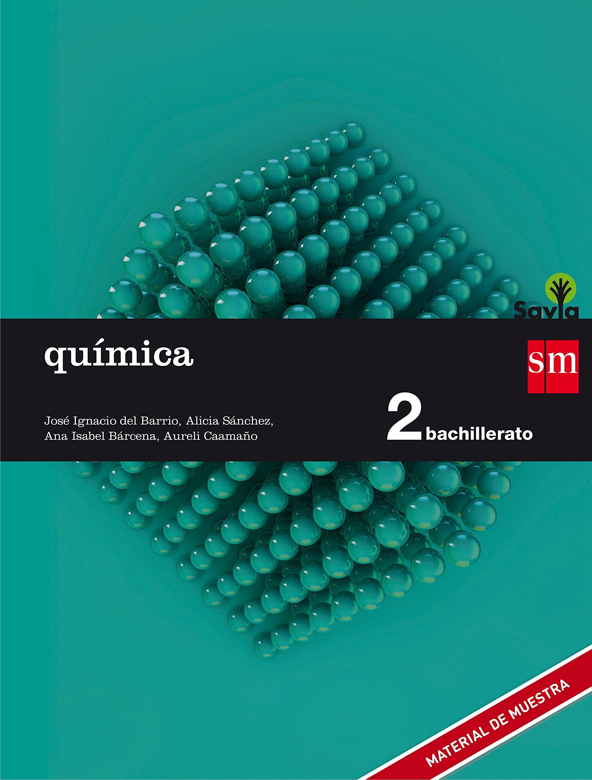 Libro: Química. 2 Bachillerato. Savia