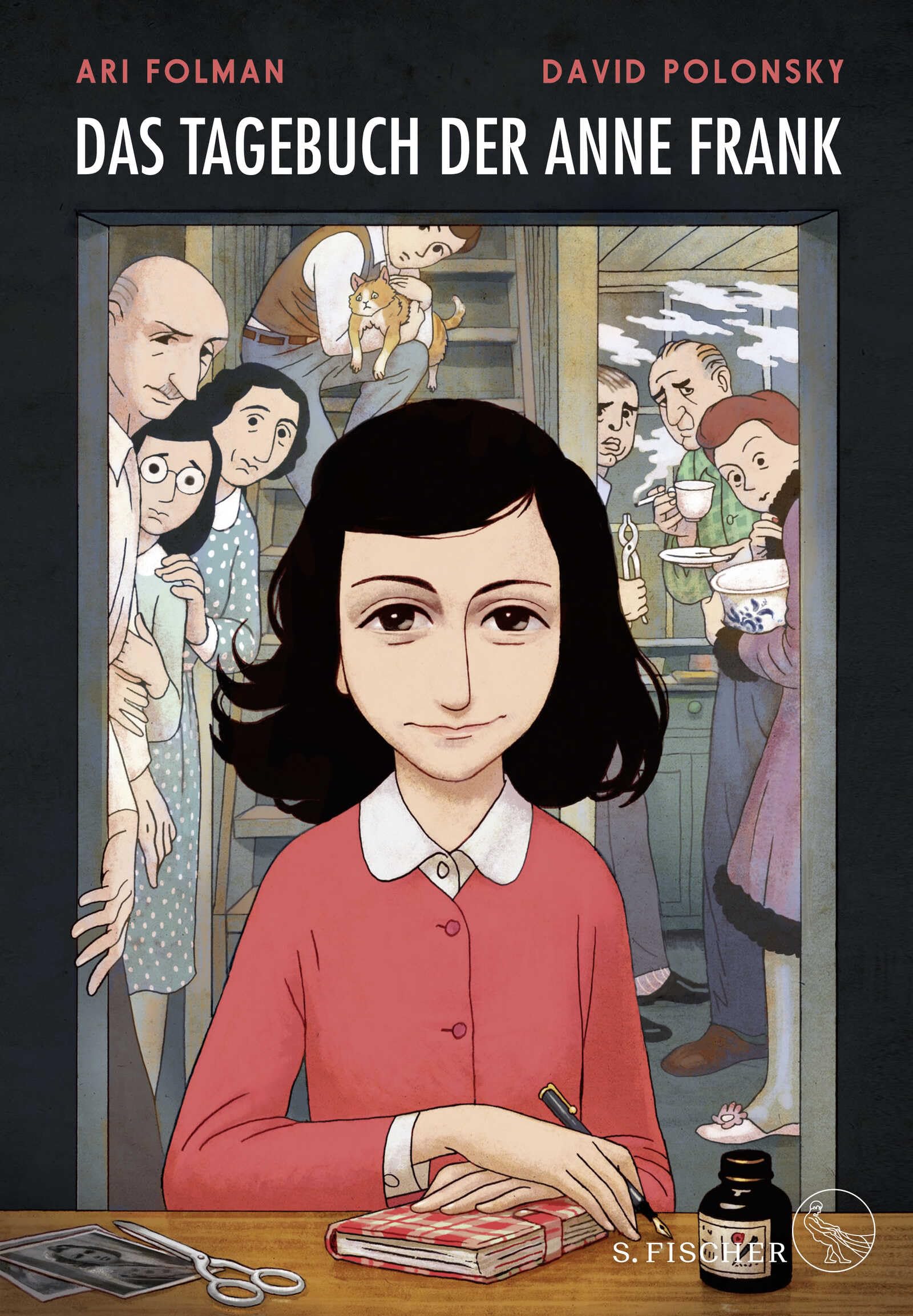 Libro: Das Tagebuch der Anne Frank: Graphic Diary. Umgesetzt von Ari Folman und David Polonsky