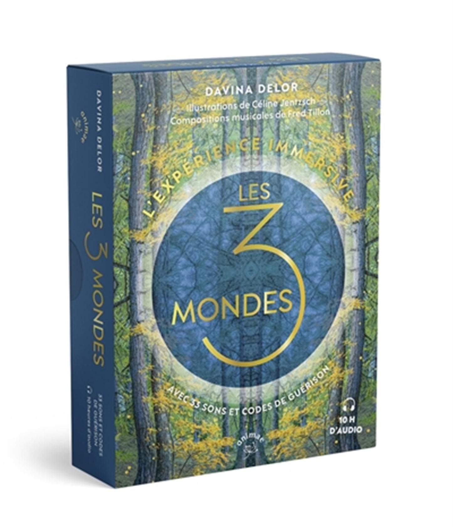 Libro: Les trois mondes: Les trois mondes : L'expérience immersive avec 33 sons et codes de guérison