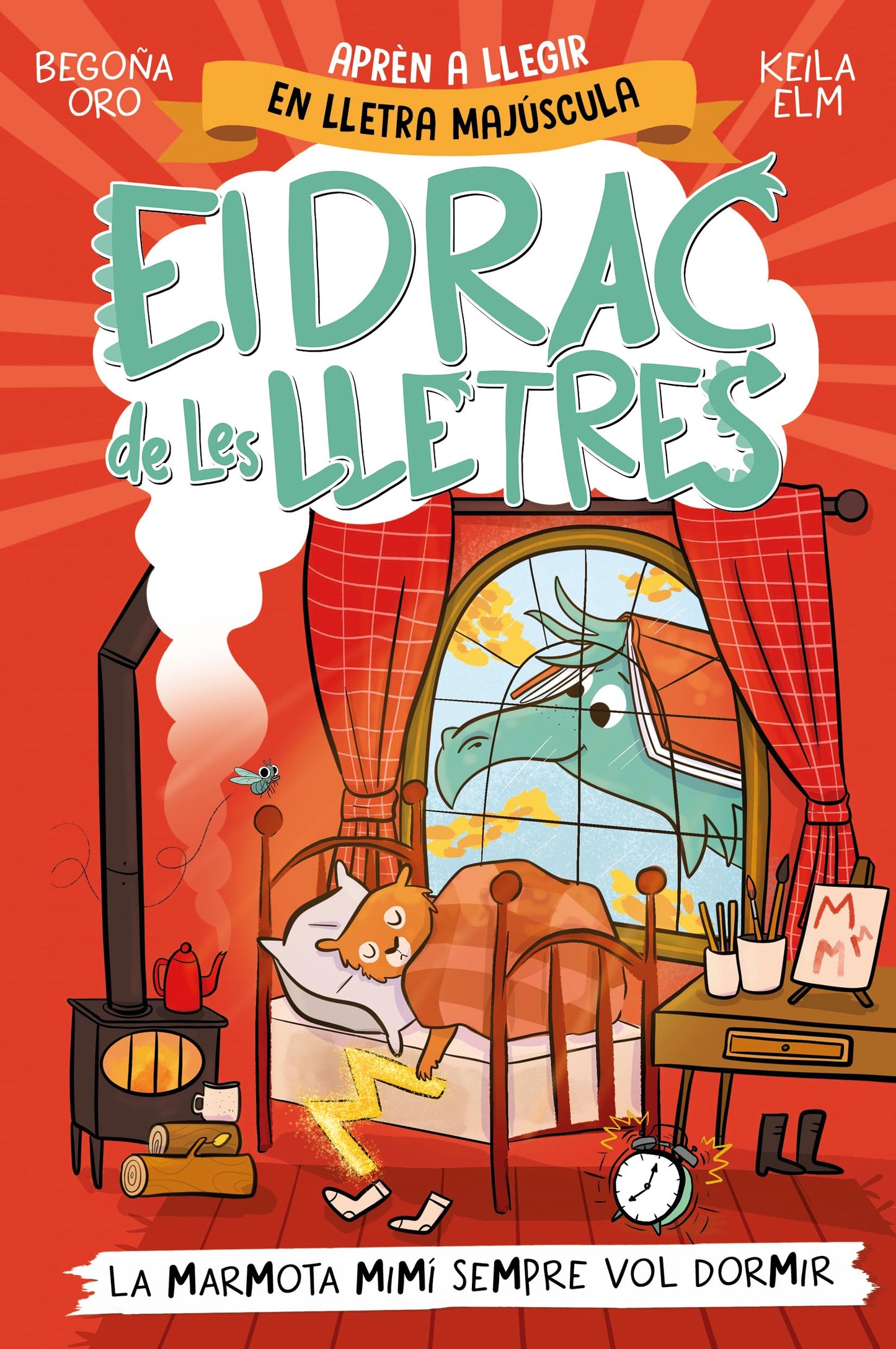 Libro: El drac de les lletres 5 - La marmota Mimí sempre vol dormir: Aprèn a llegir amb MAJÚSCULES (a partir dels 5 anys) (Primeres lectures)