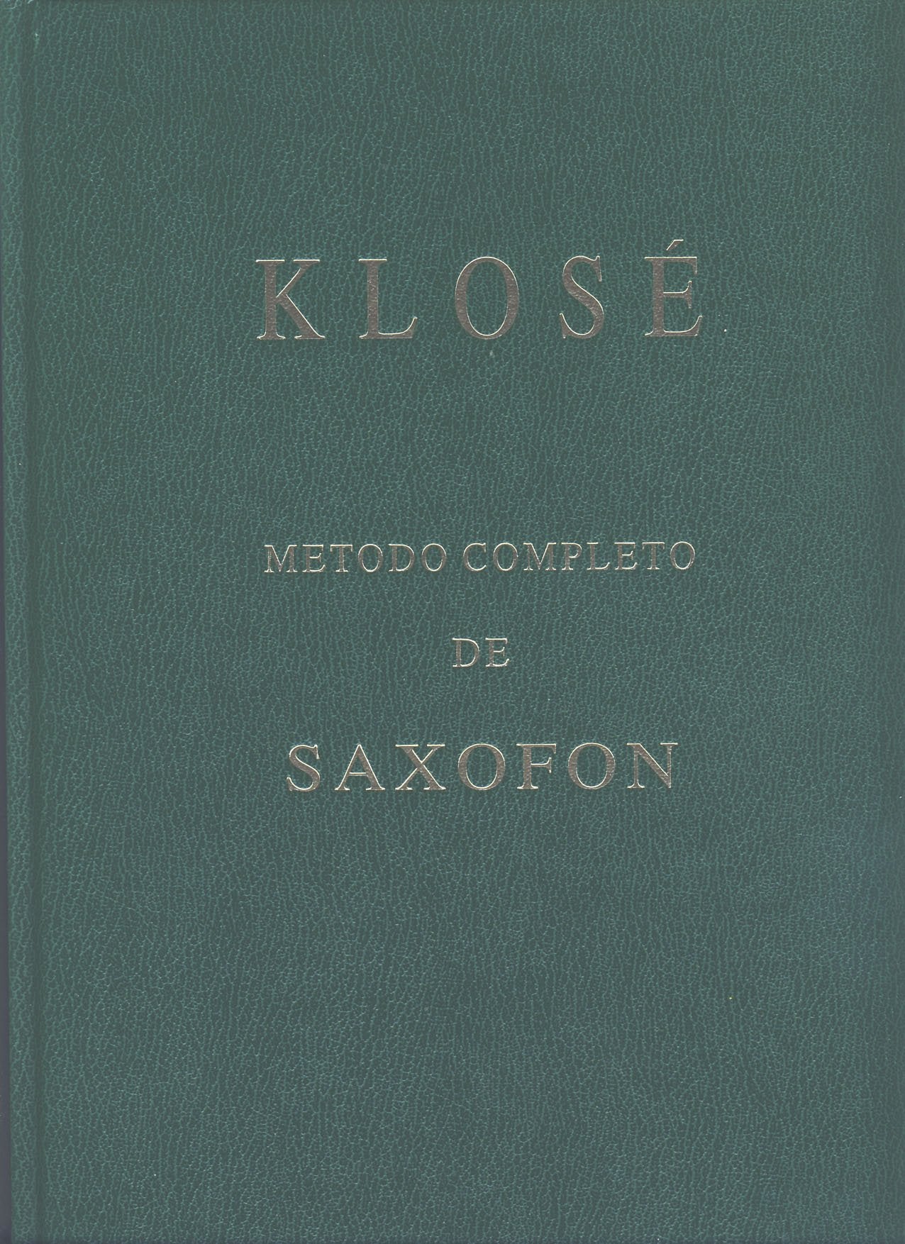 Libro: Método completo de saxofón