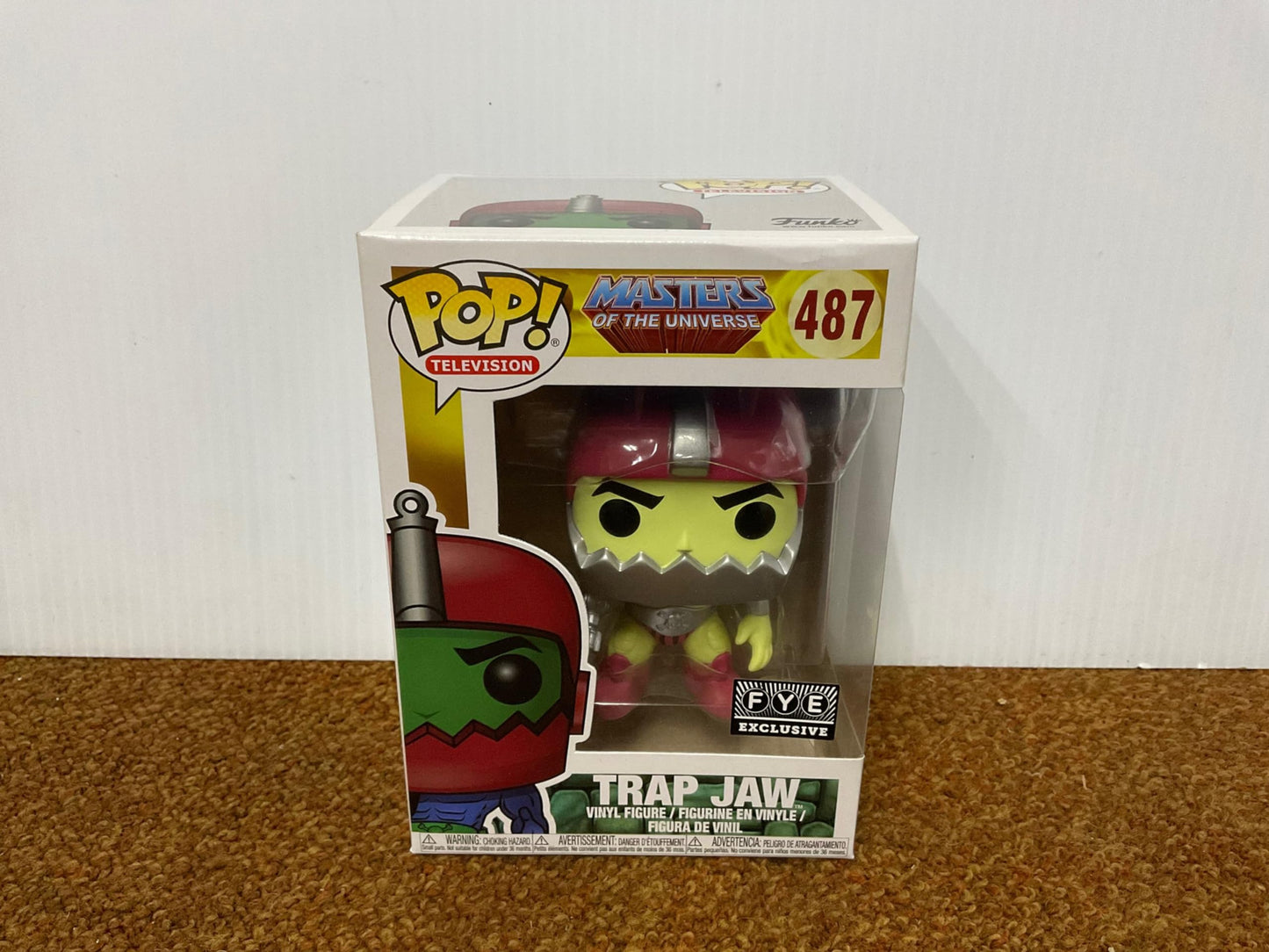 Funko Pop: Pop Master of The Universe Trap Jaw Metálico Exclusivo Figura