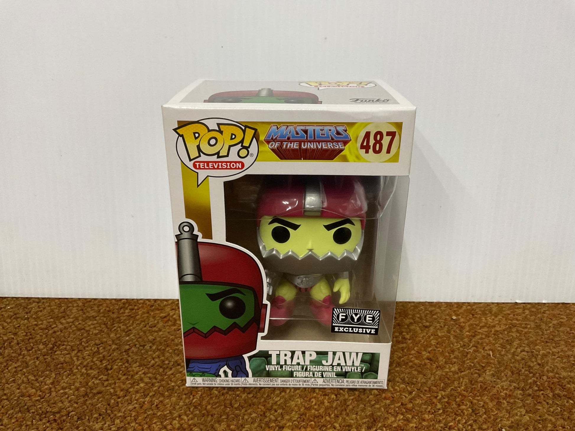 Funko Pop: Pop Master of The Universe Trap Jaw Metálico Exclusivo Figura