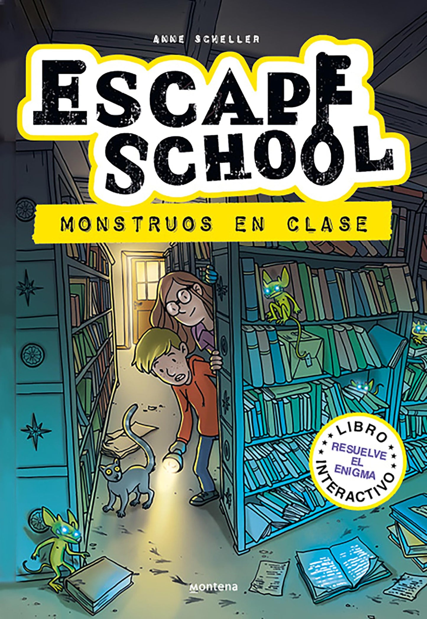 Libro: Monstruos en clase / Monsters in Class (Escape School) (Spanish Edition)