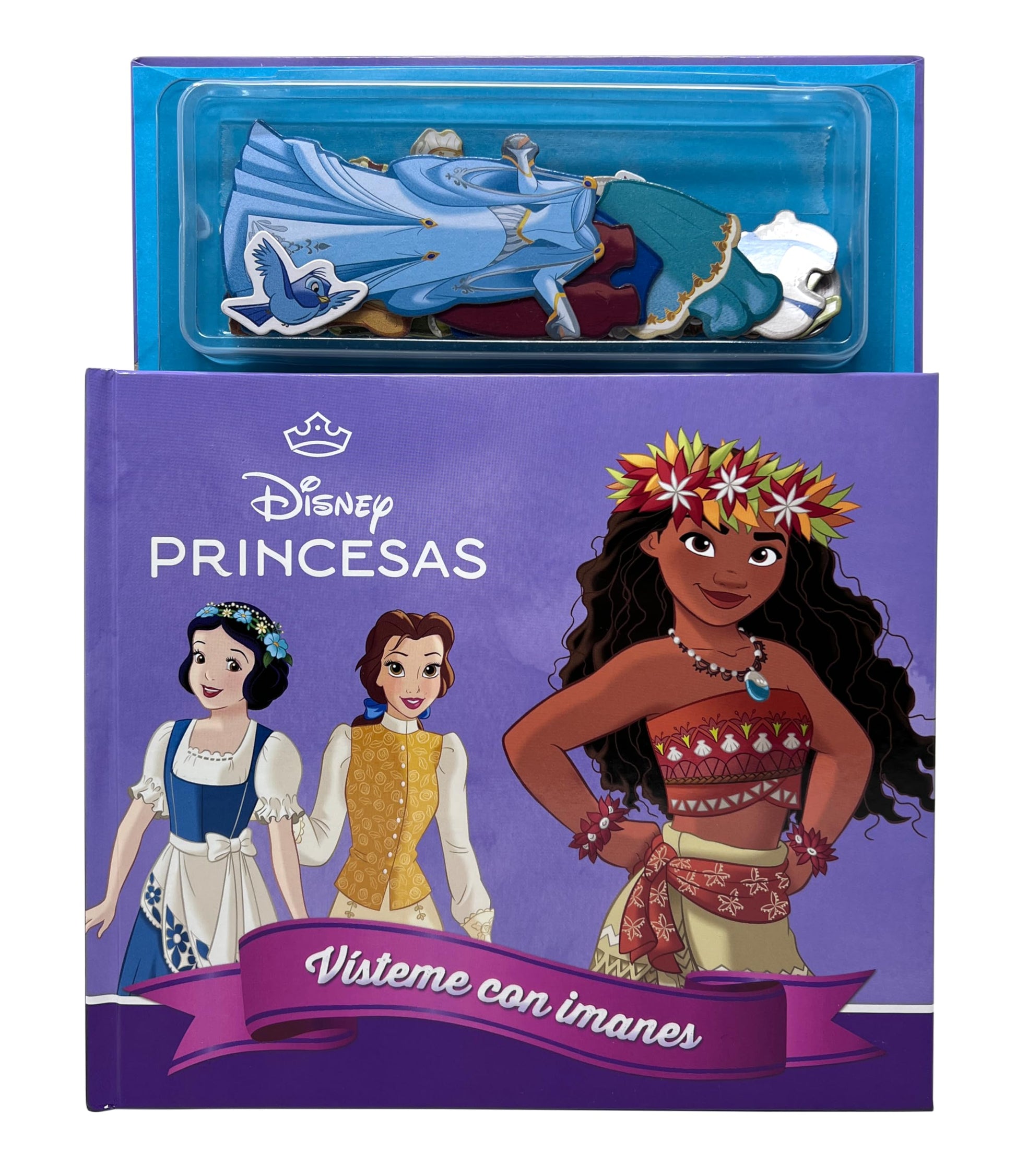 Libro: Princesas. Vísteme con imanes: Libro magnético (Disney. Princesas)
