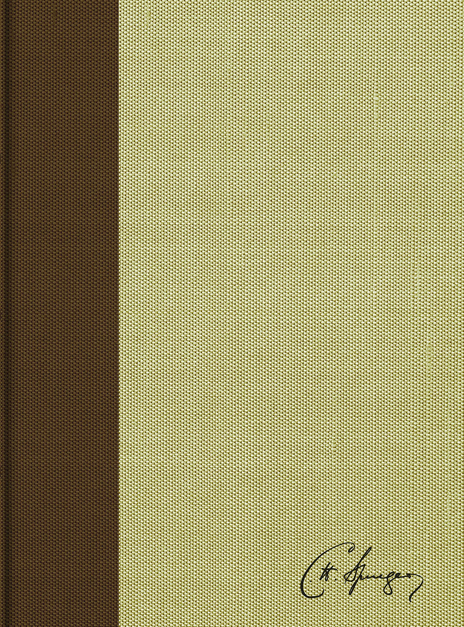 Libro: RVR 1960 Biblia de estudio Spurgeon, marrón claro, tela (Spanish Edition)