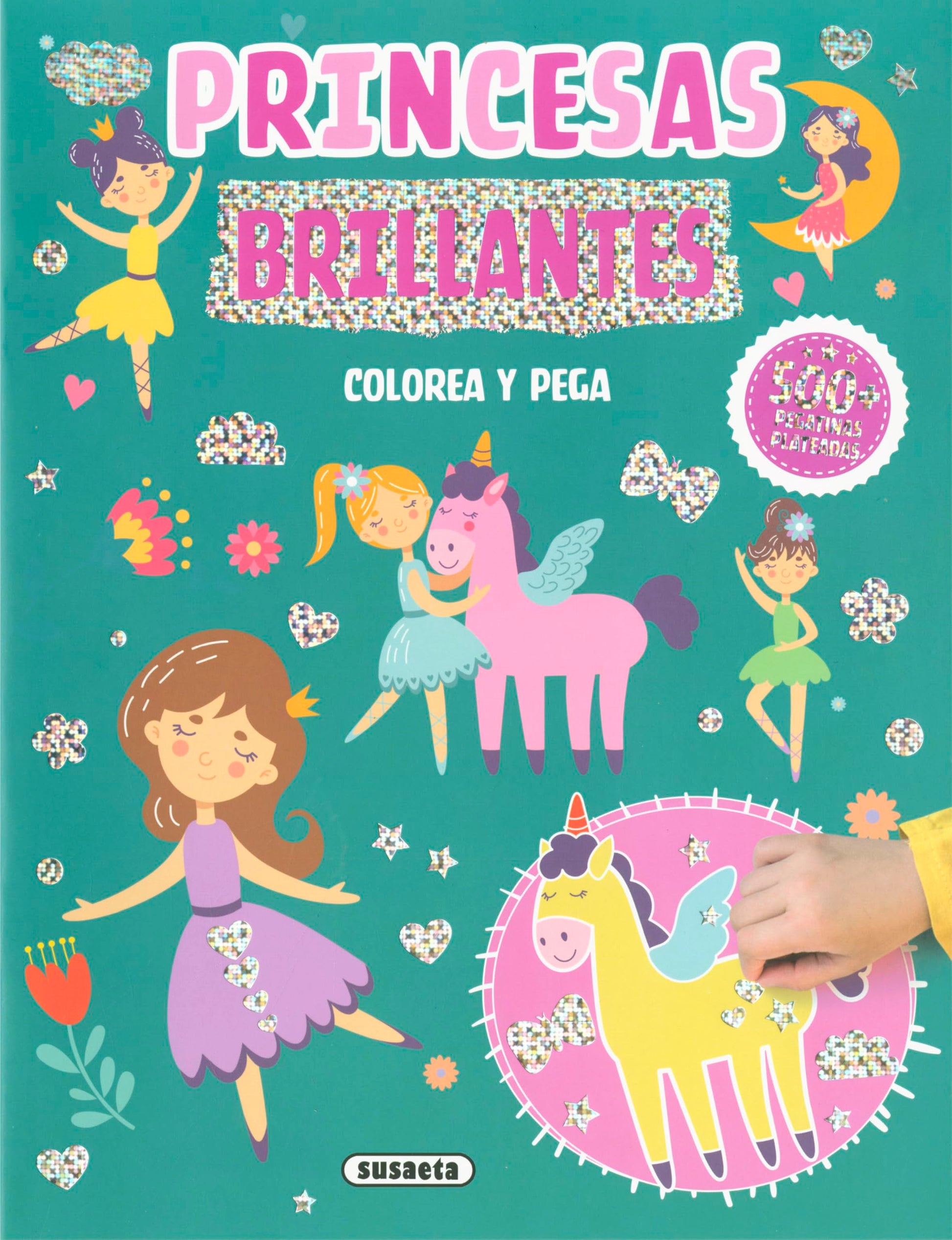 Libro: Susaeta - Princesas brillantes (Pegatinas plateadas)