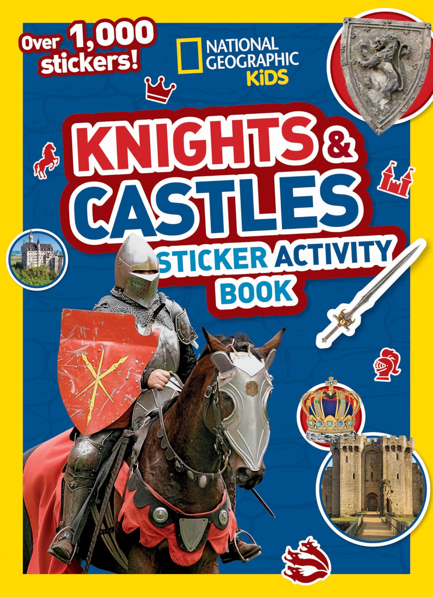 Libro: National Geographic Kids Knights and Castles Sticker Activity Book: Over 1,000 Stickers!