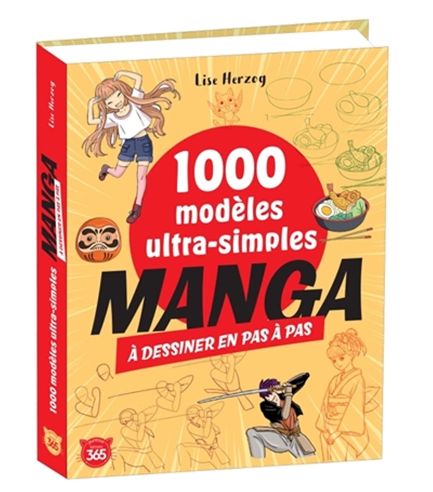 Libro: 1000 modèles ultra-simples à dessiner en pas à pas – Manga