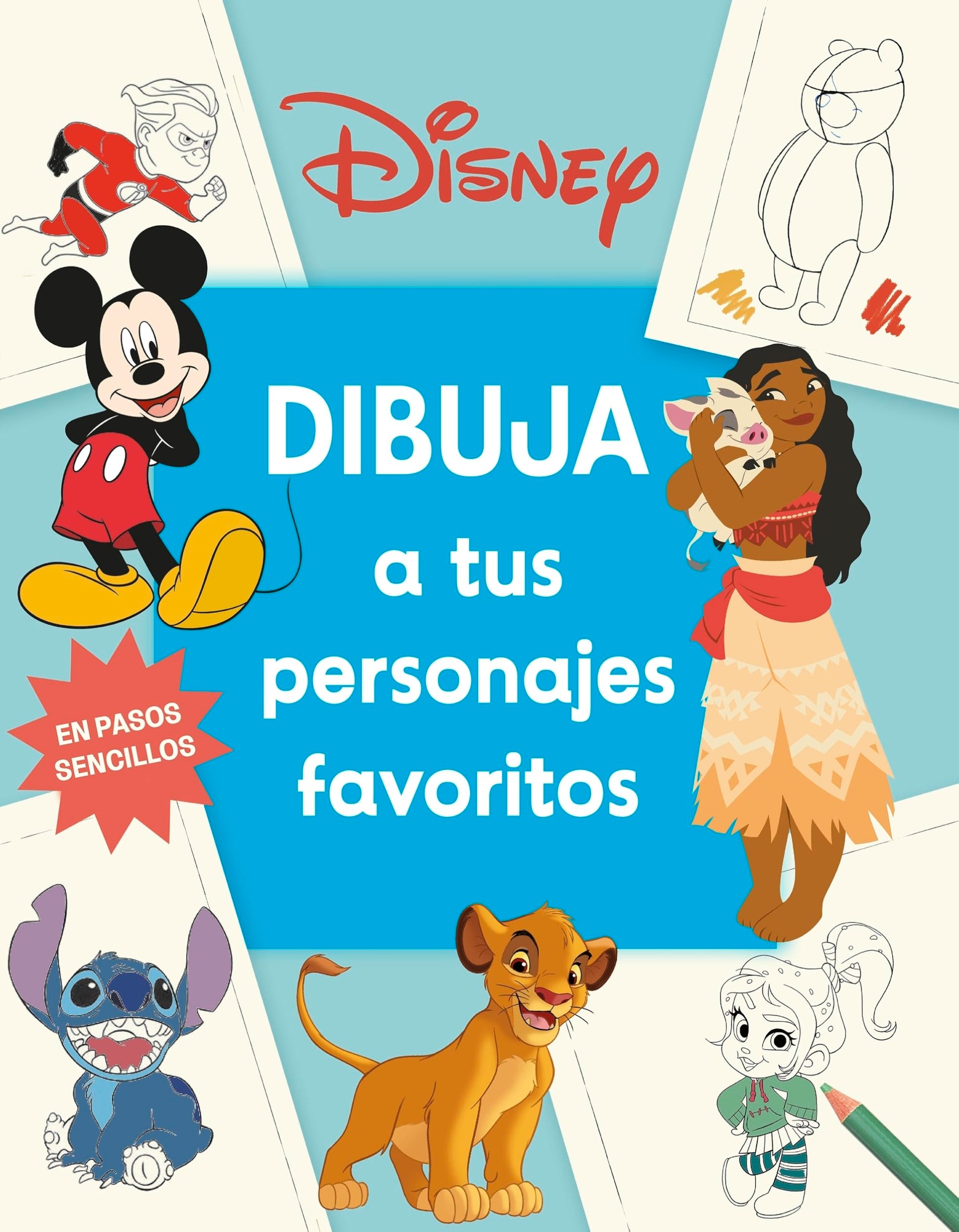 Libro: Disney Dibuja a tus personajes favoritos