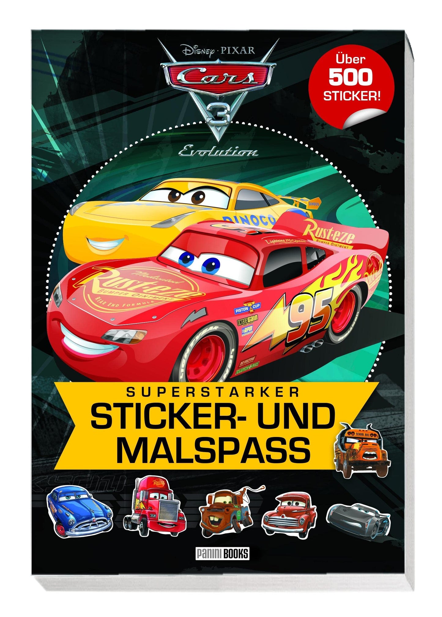 Libro: Disney Cars 3: Superstarker Sticker- und Malspaß