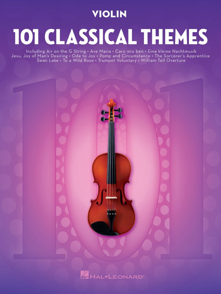 Libro: 101 Classical Themes for Violin – Instrumental Folio | Essential Violin Sheet Music Collection | Hal Leonard Violin Solo Book
