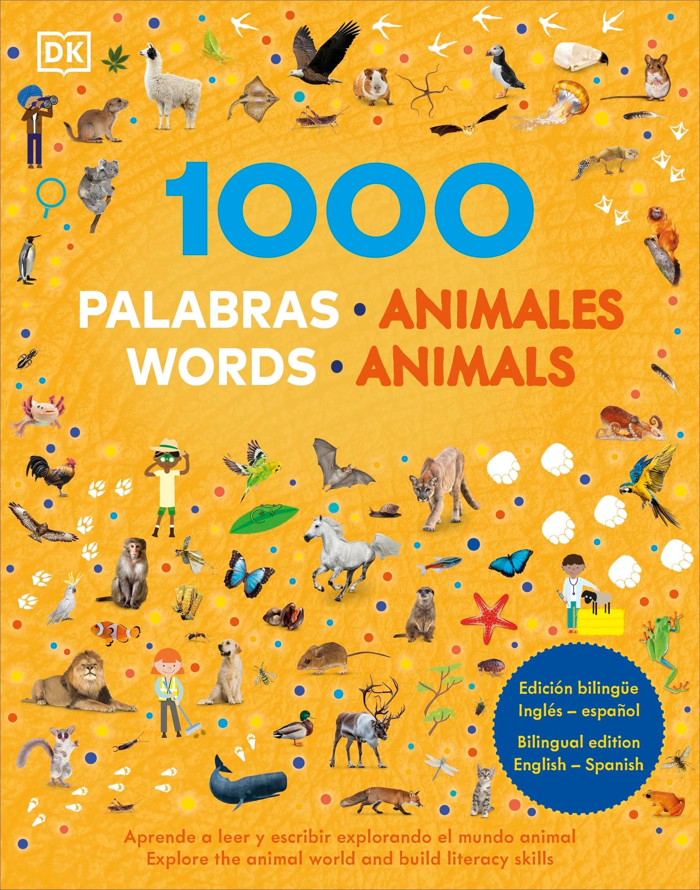 Libro: 1000 palabras: Animales / 1000 Words: Animals: Aprende vocabulario en inglés y español