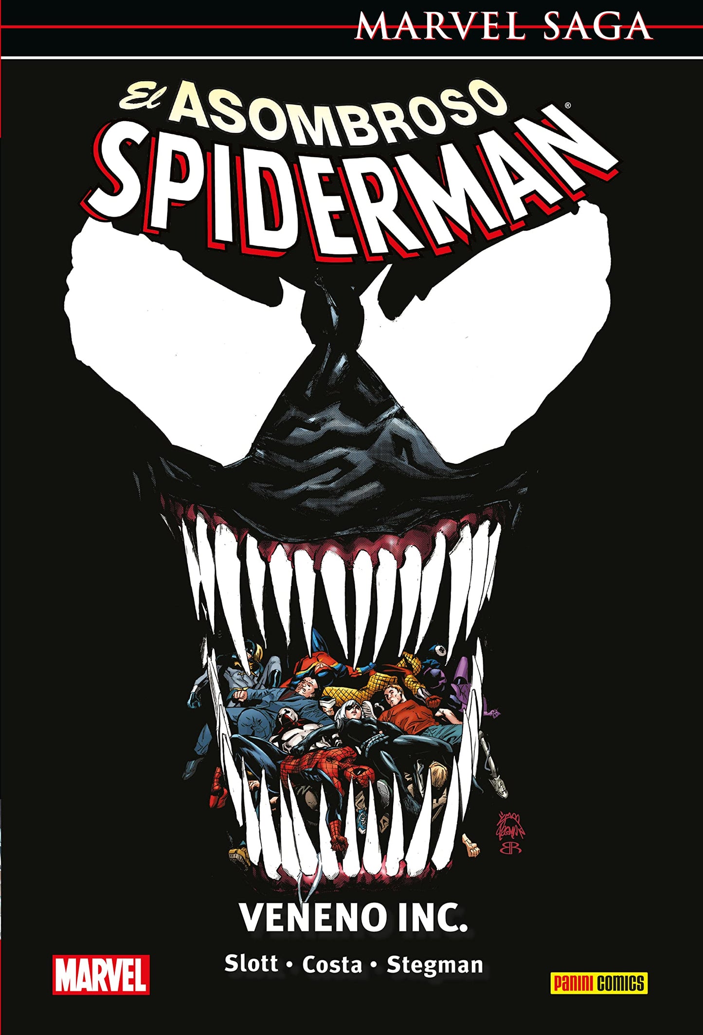 Libro: marvel saga el asombroso spiderman. veneno inc. 58