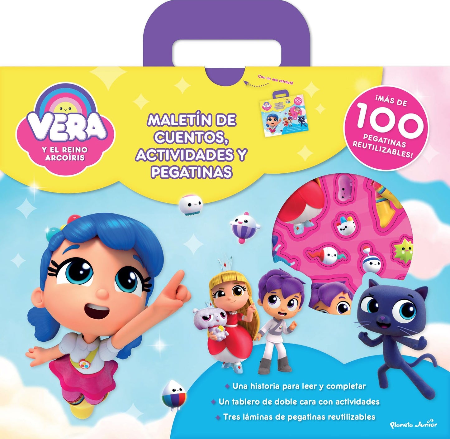 Libro: Vera y el Reino Arcoíris. Maletín de cuentos, actividades y pegatinas