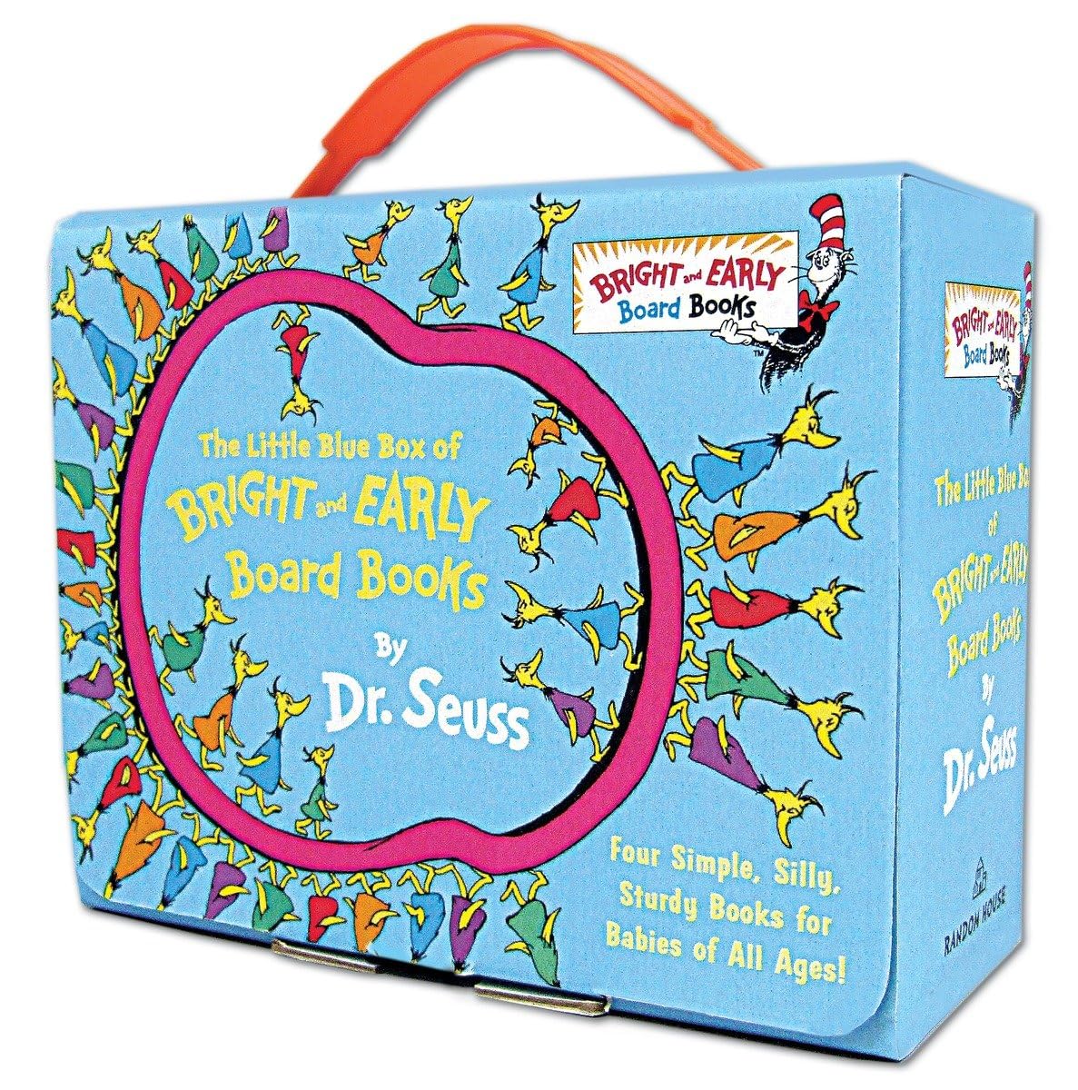 Libro: The Little Blue Boxed Set of 4 Bright and Early Board Books: Hop on Pop; Oh, the Thinks You Can Think!; Ten Apples Up On Top!; The Shape of Me and Other Stuff (Bright & Early Board Books(TM))