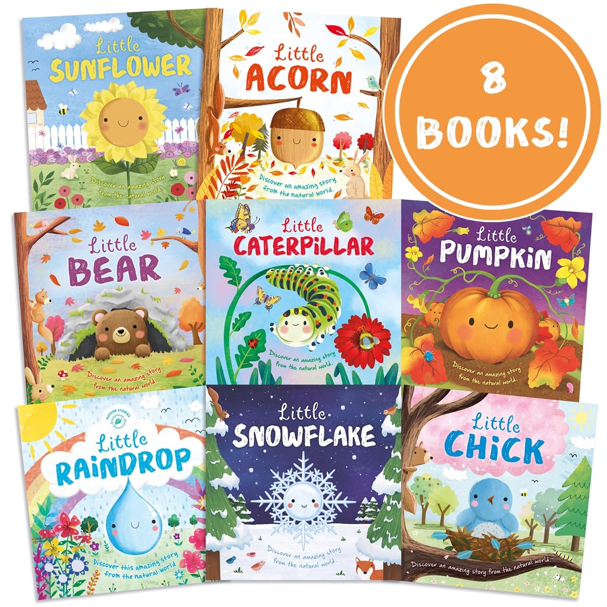 Libro: Collection of 8 Nature Stories (Children's Illustrated Picture Flats)