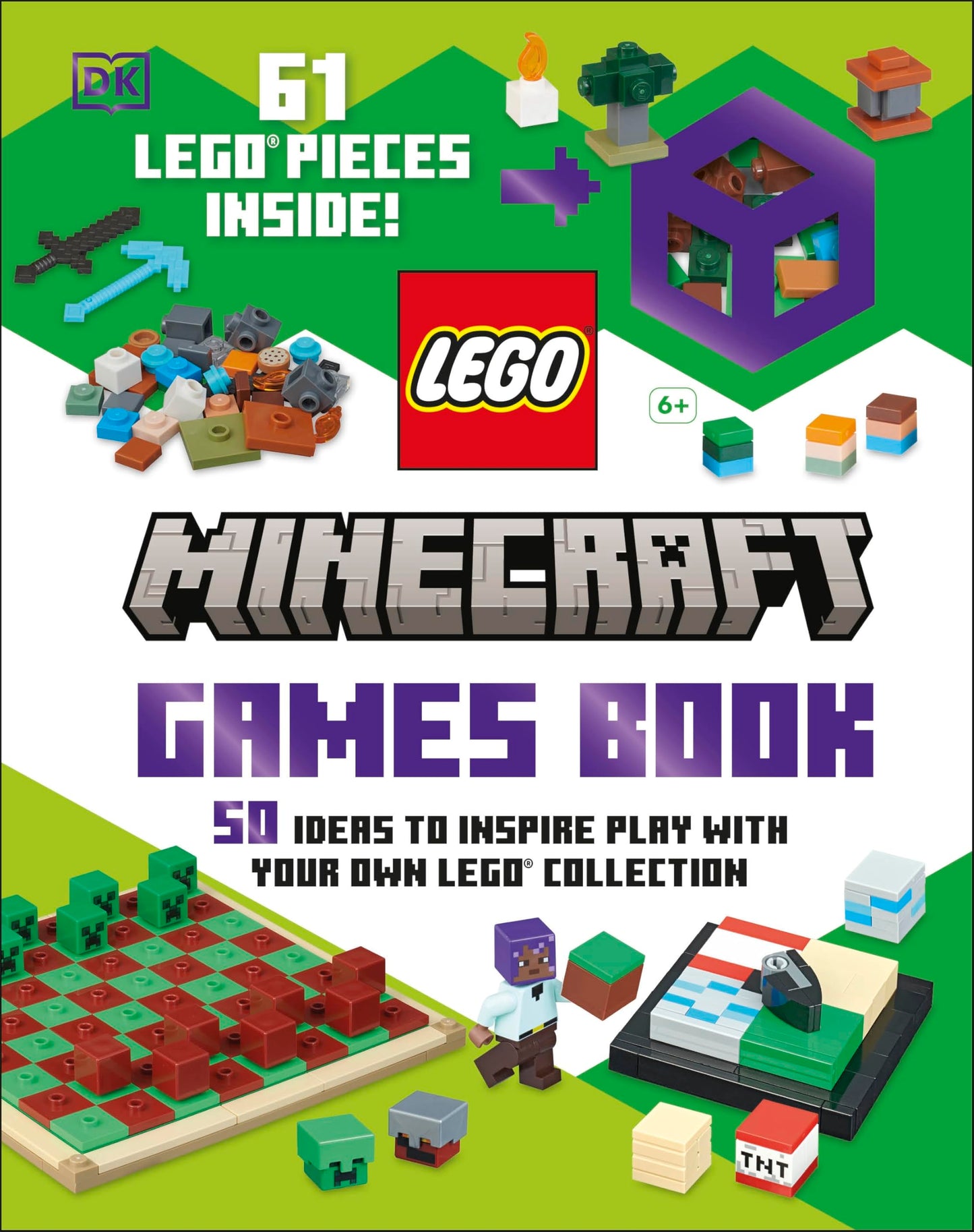 Libro: LEGO Minecraft Games Book: 50 Fun Ideas to Play with Your LEGO Collection!