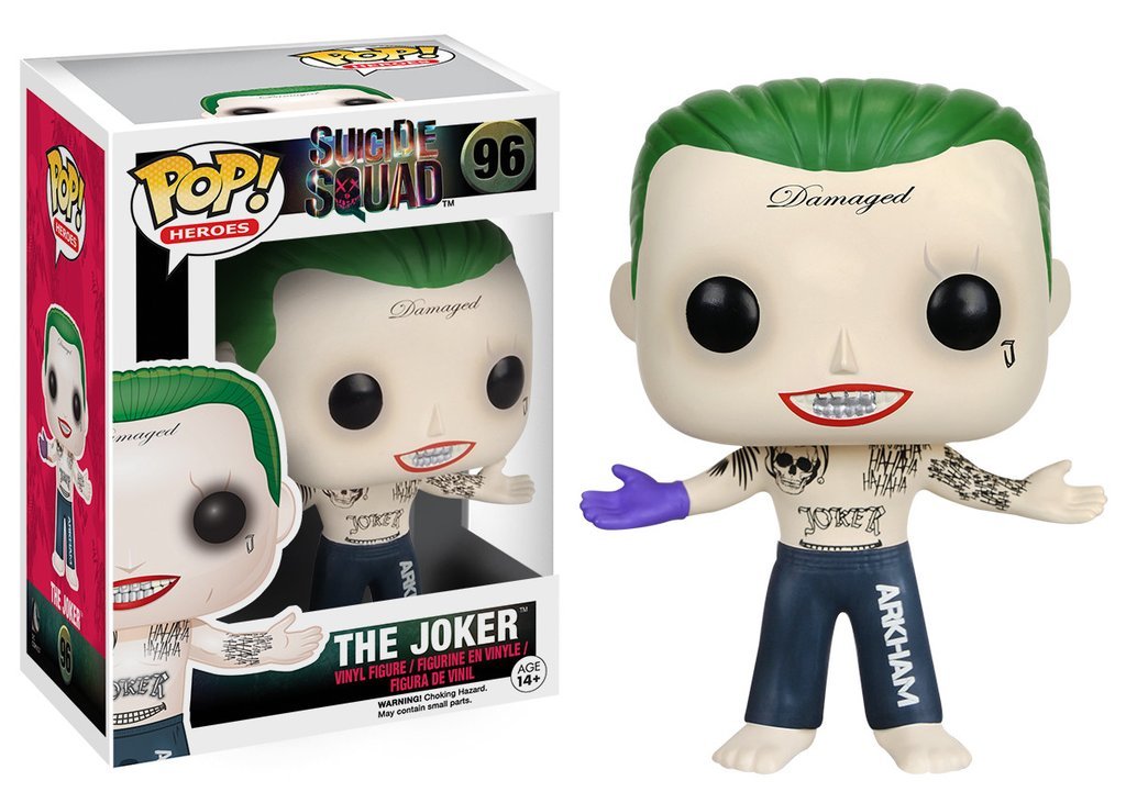 Funko POP Movies: Suicide Squad Figura de Acción, The Joker Shirtless
