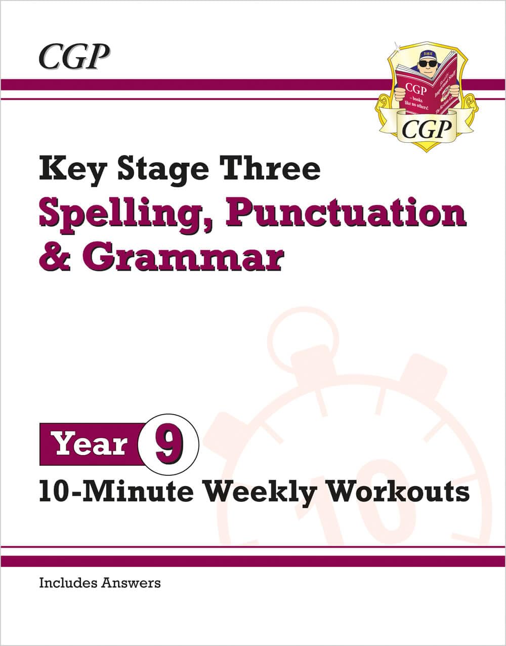 Libro: KS3 Year 9 Spelling, Punctuation and Grammar 10-Minute Weekly Workouts (CGP KS3 10-Minute Tests)