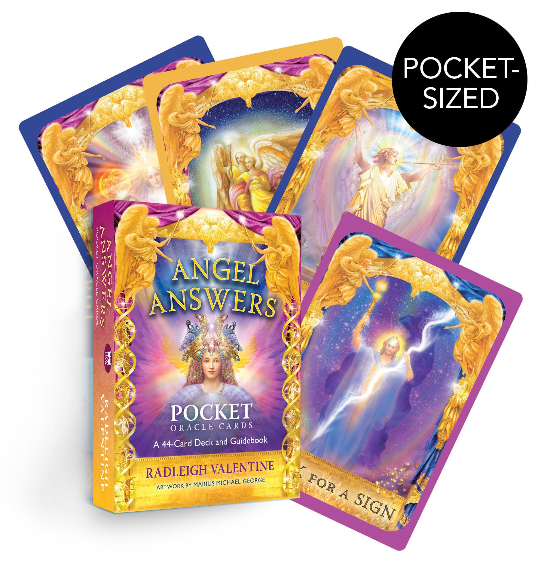 Libro: Angel Answers Pocket Oracle Cards: A 44-Card Deck and Guidebook